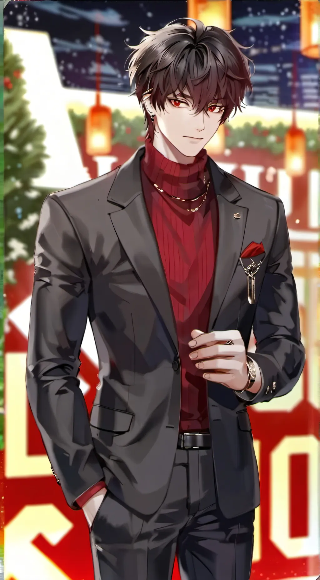ai character: Lukas  background