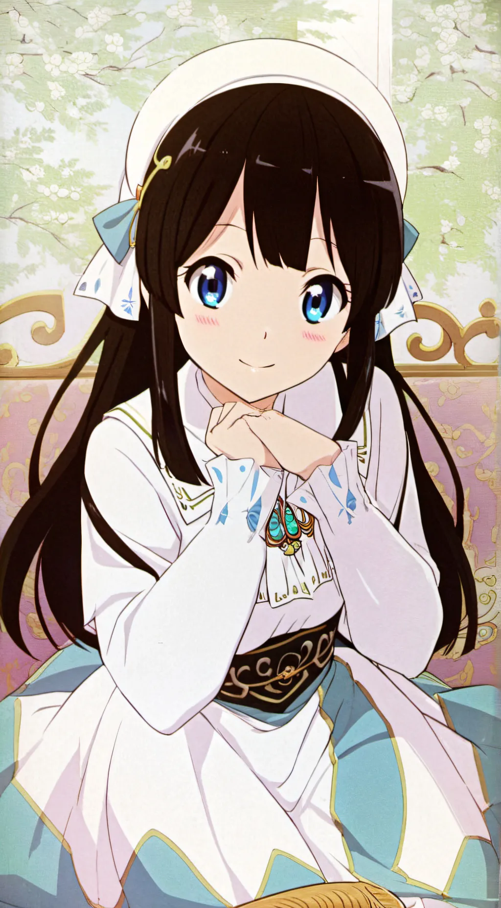 ai character: Hestia Sama  background