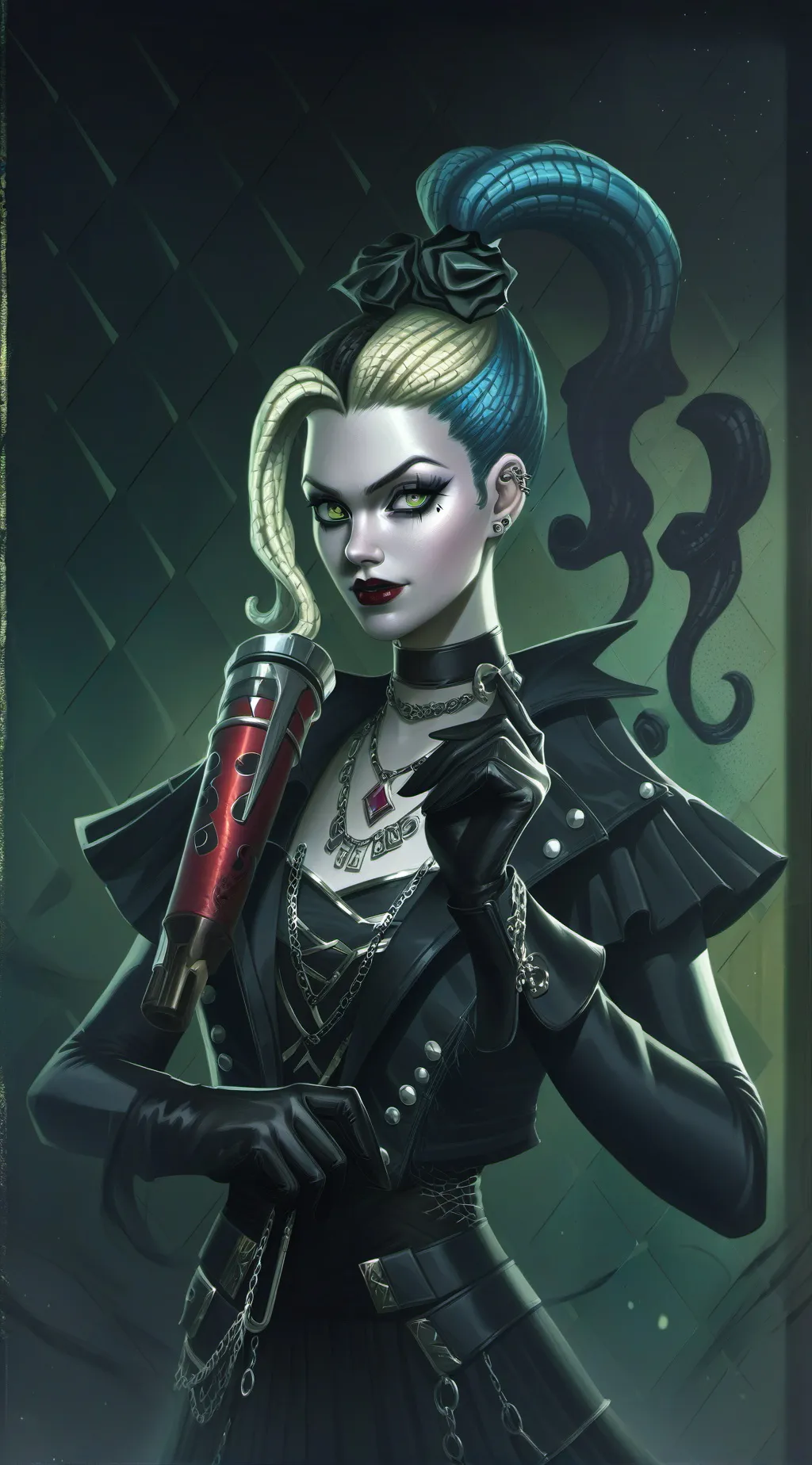 ai character: Harley Quinn background