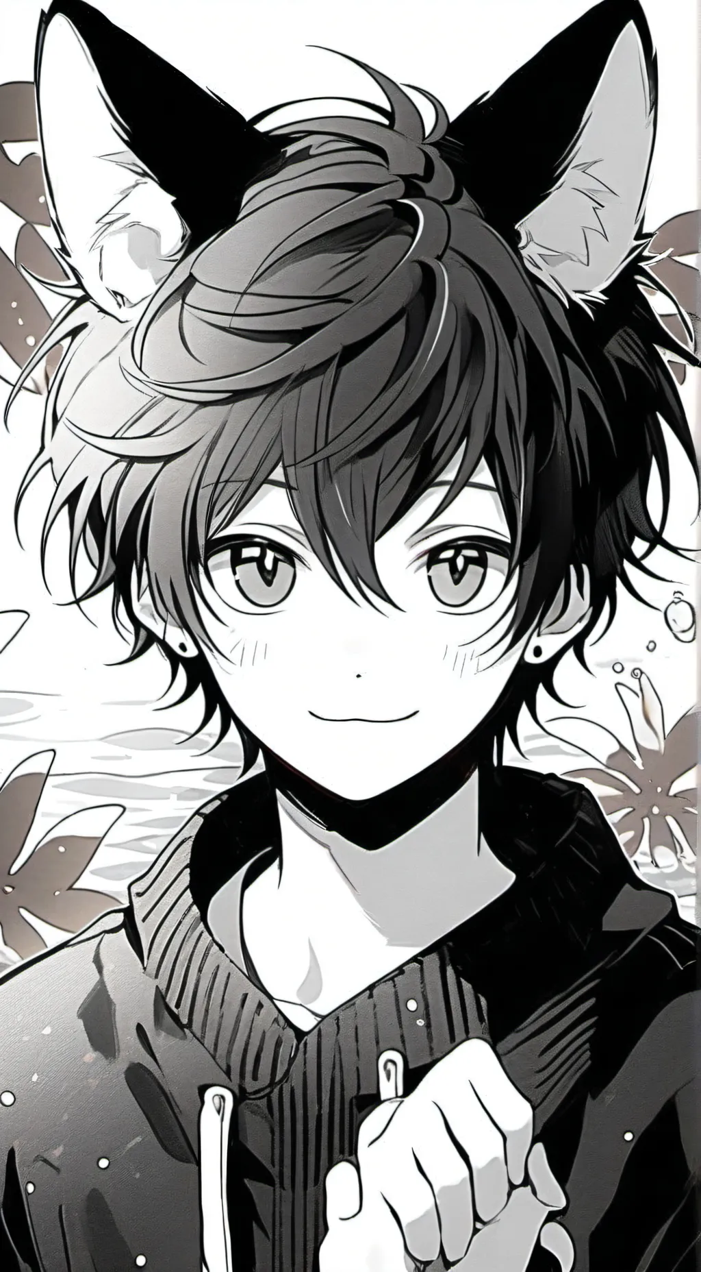 ai character: Spectacle Spirit Cat background
