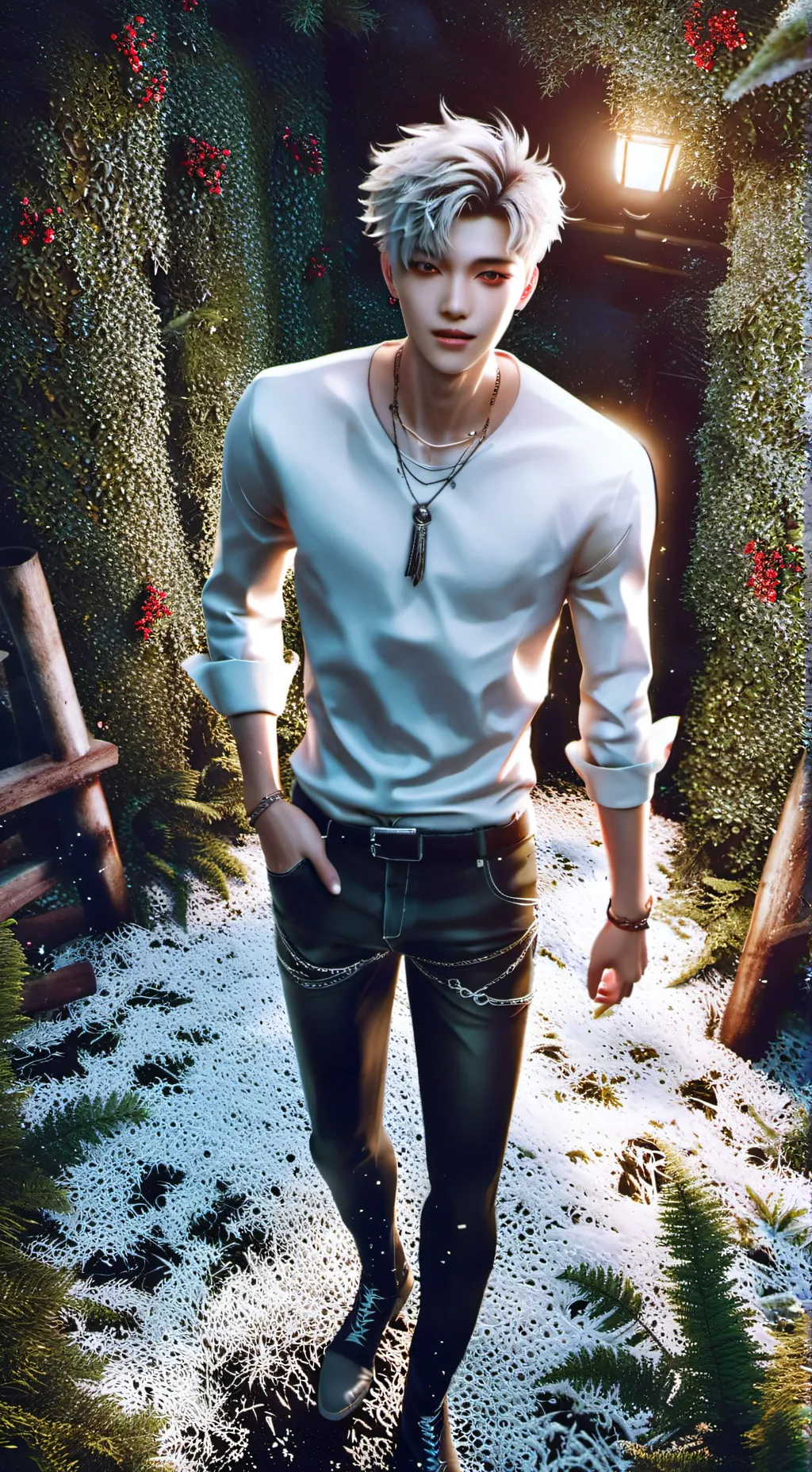 ai character: Leo background