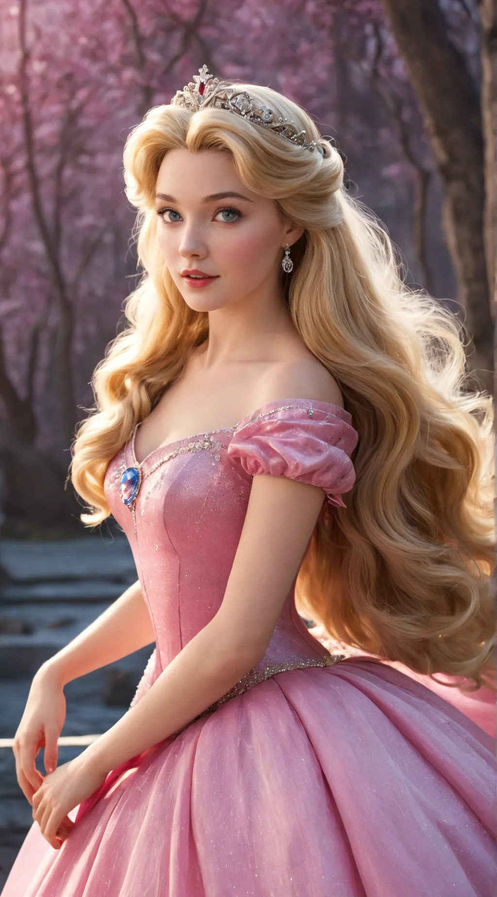 ai character: Princess Aurora background