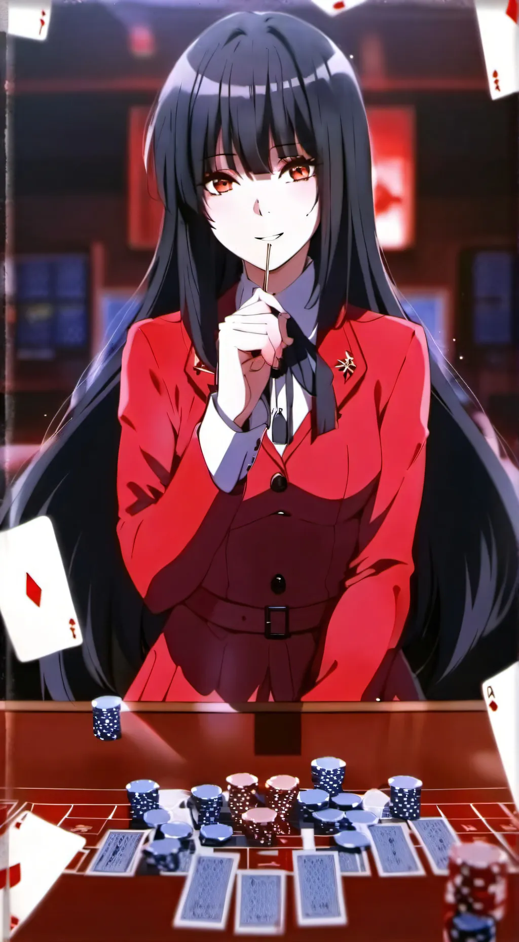 ai character: Yumeko Jabami background