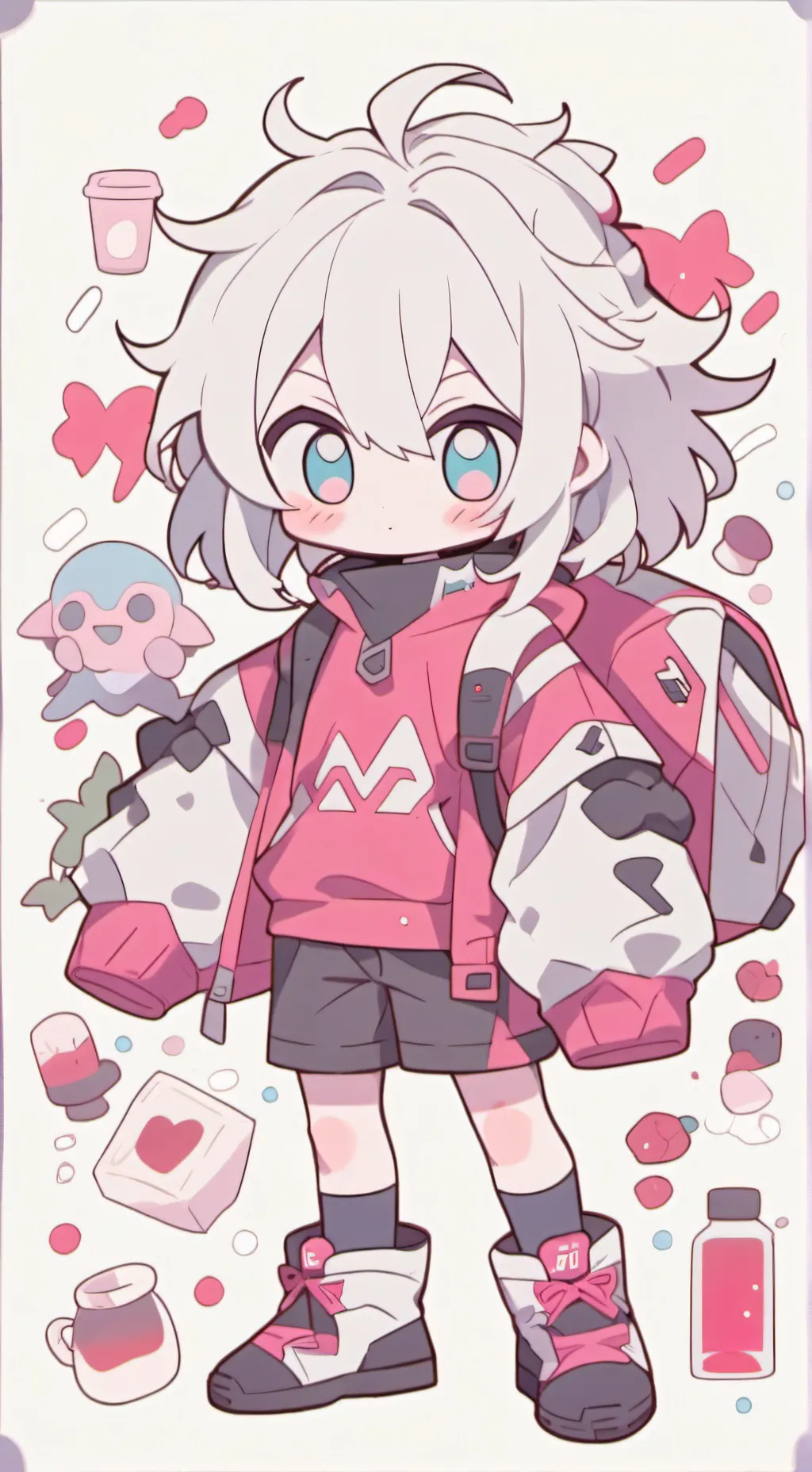 ai character: Mha found u secret background