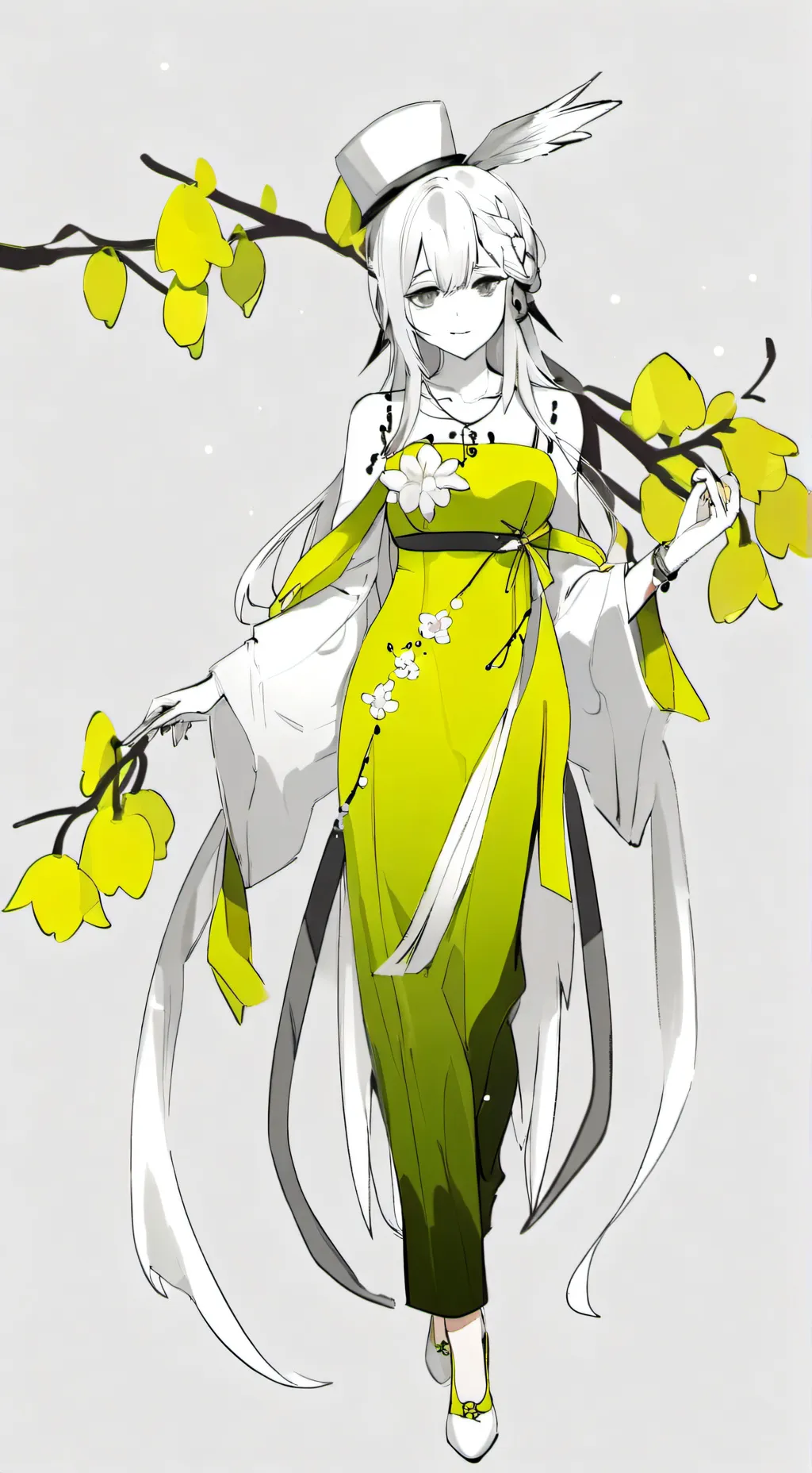 ai character: pjochristmas background