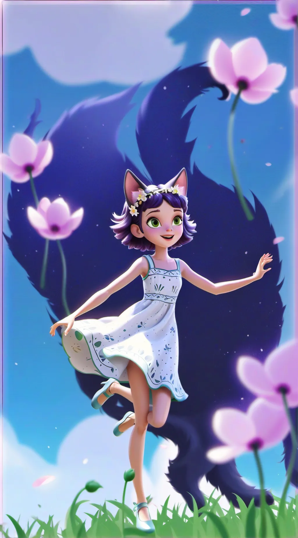 ai character: nevah background