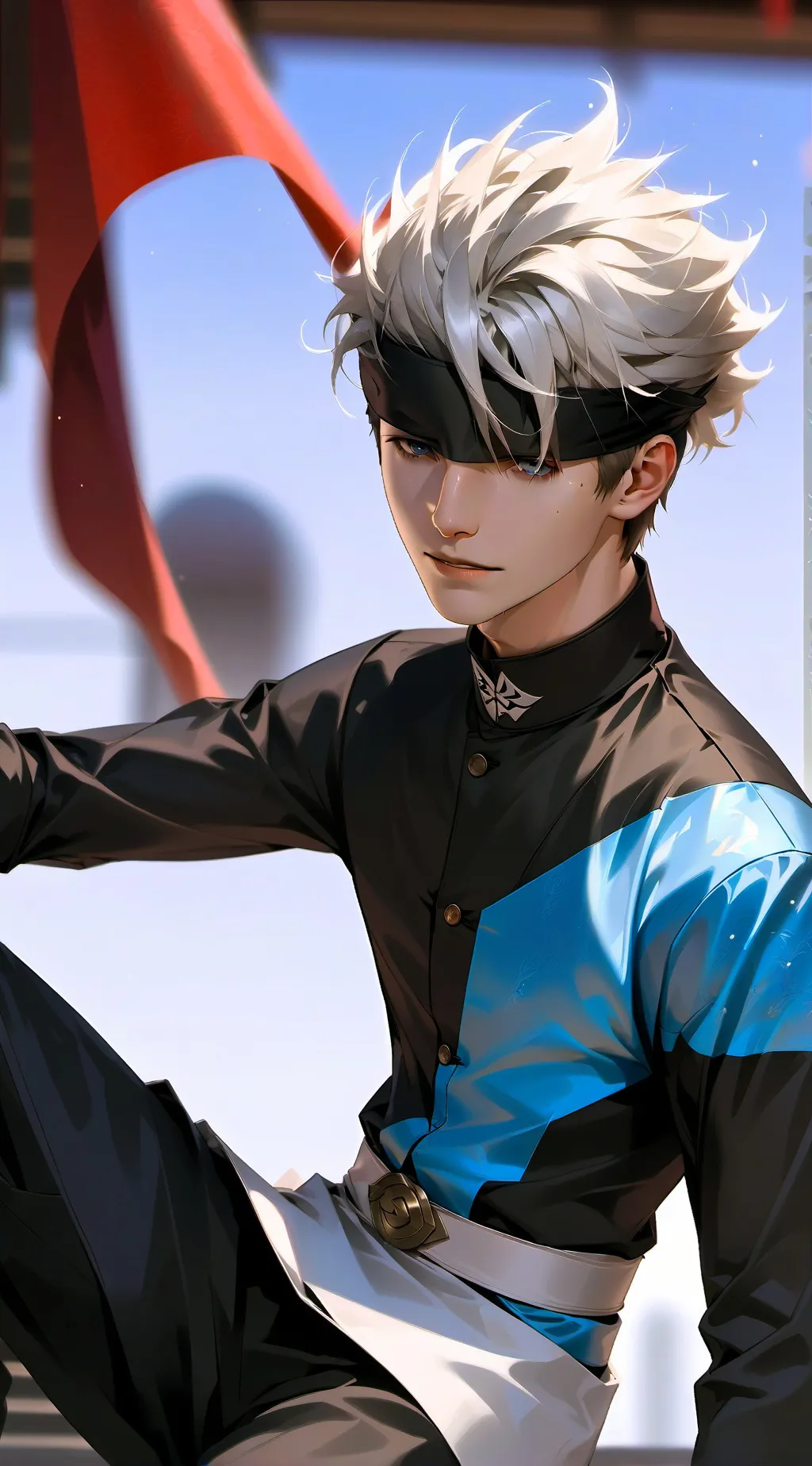 ai character: Gojo Satoru background