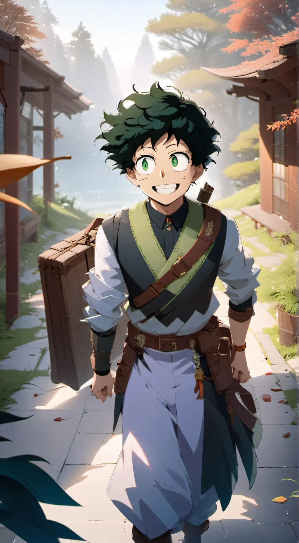 ai character: Bakudeku background