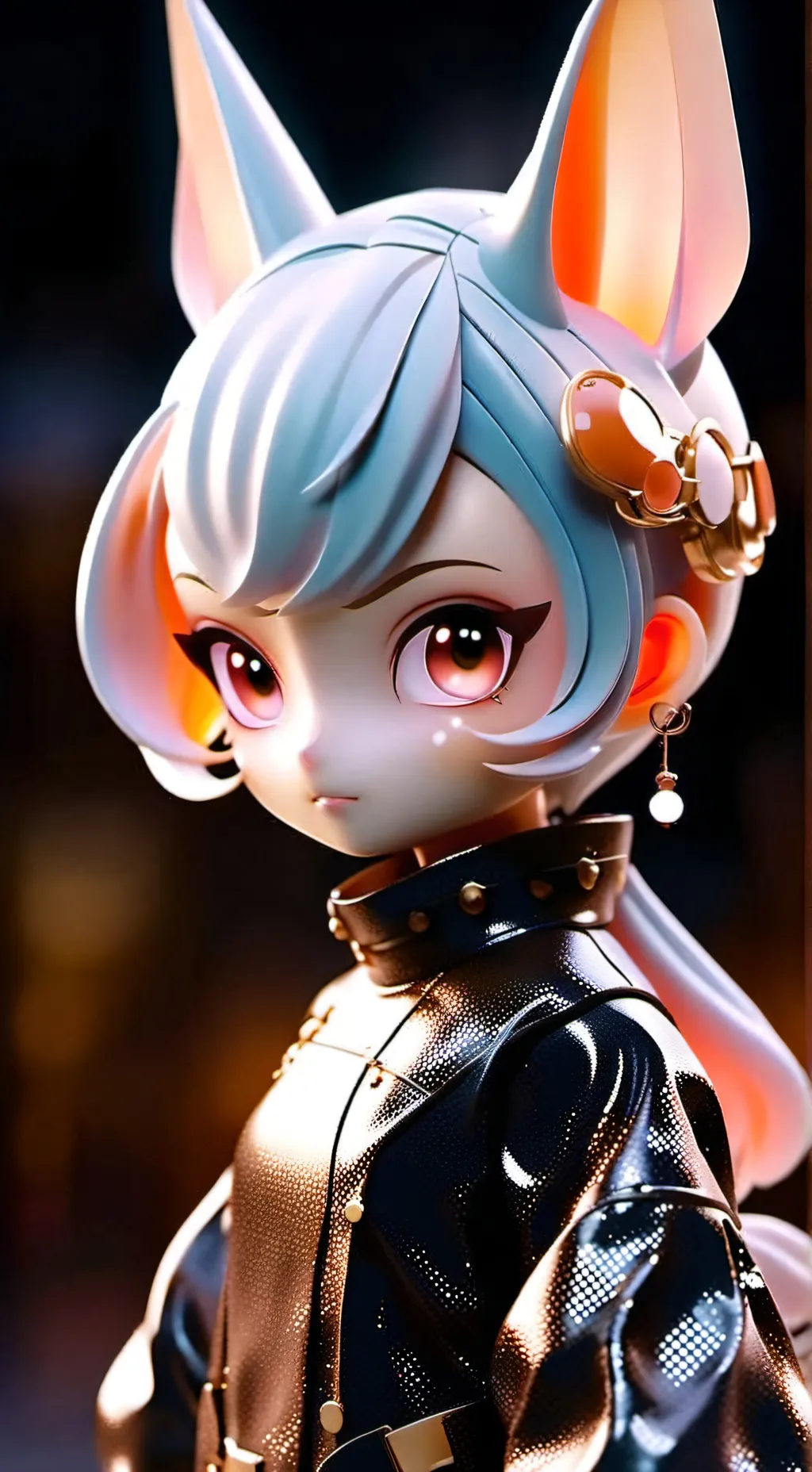 ai character: China chinchilla  background