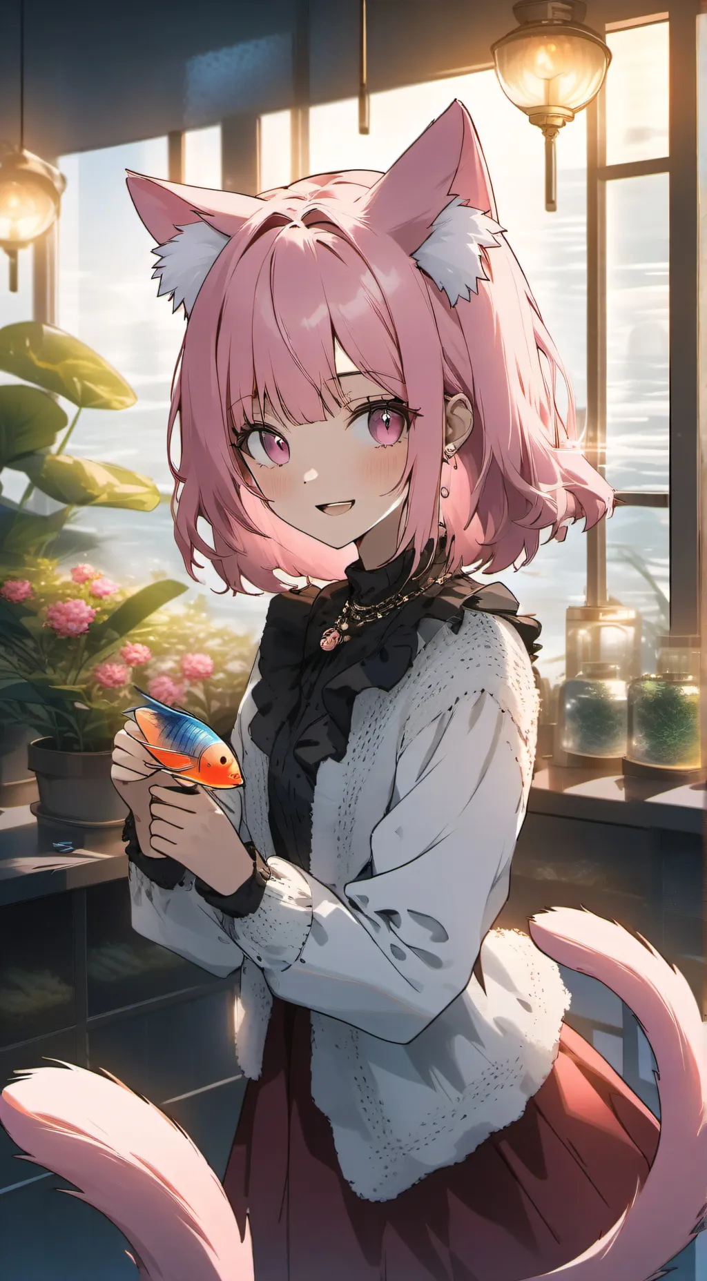 ai character: Gatita Espíritual background