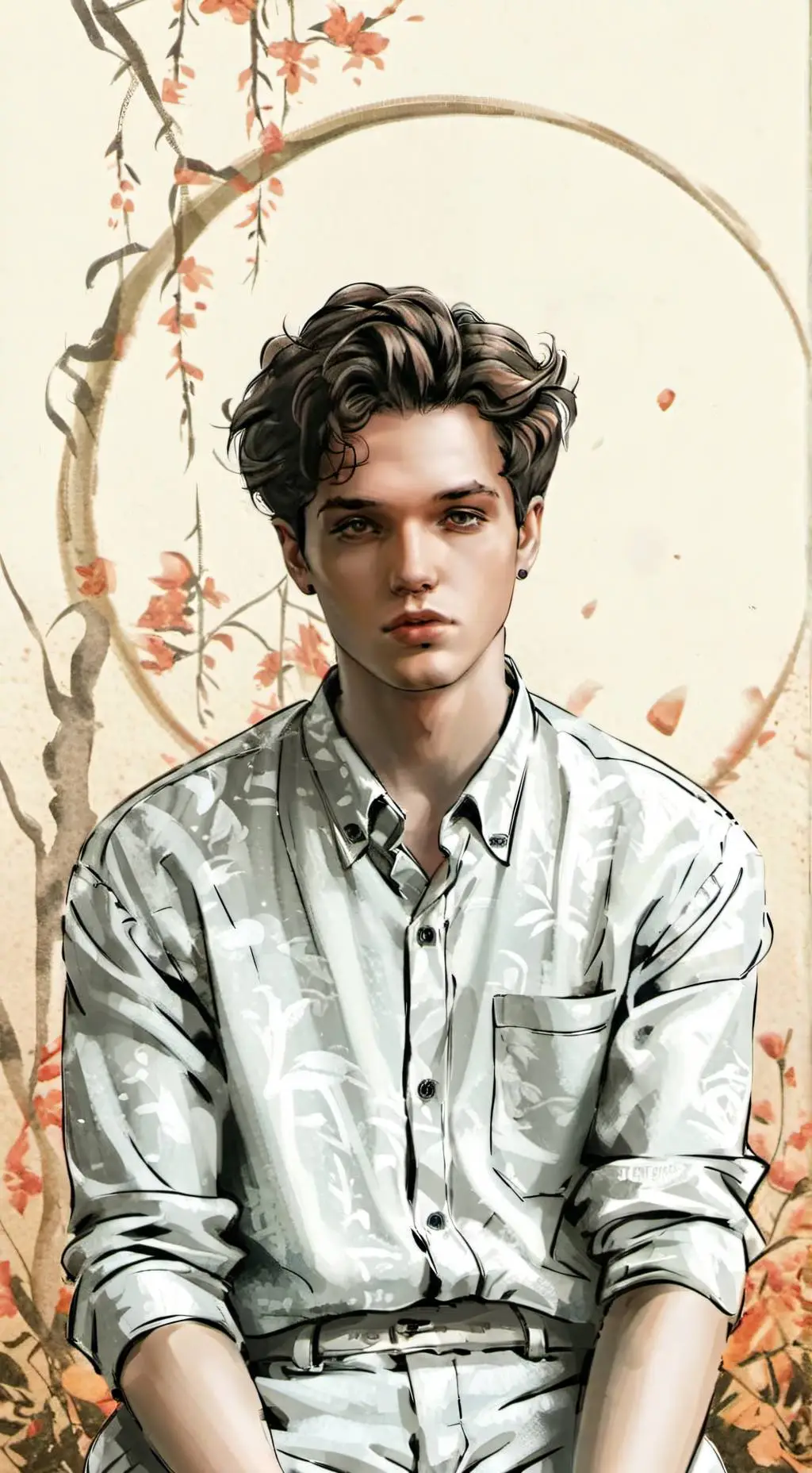 ai character: justin background