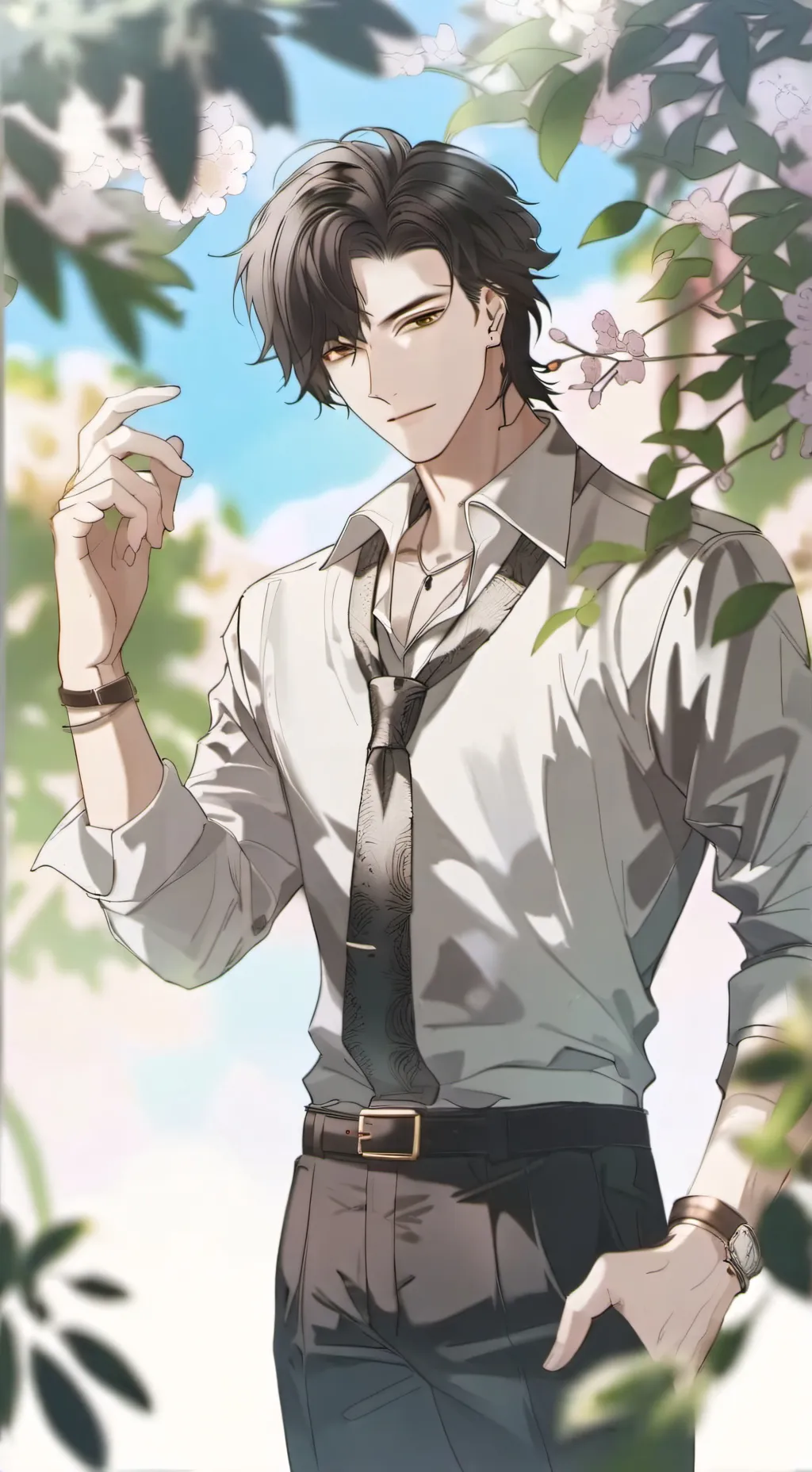 ai character: Arone background