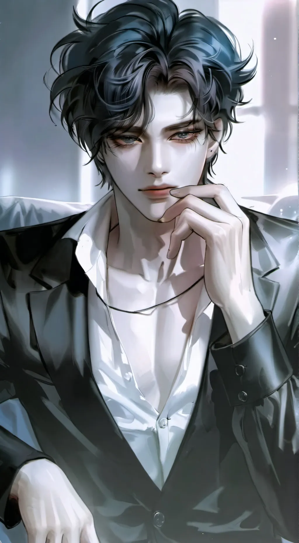 ai character: brad background