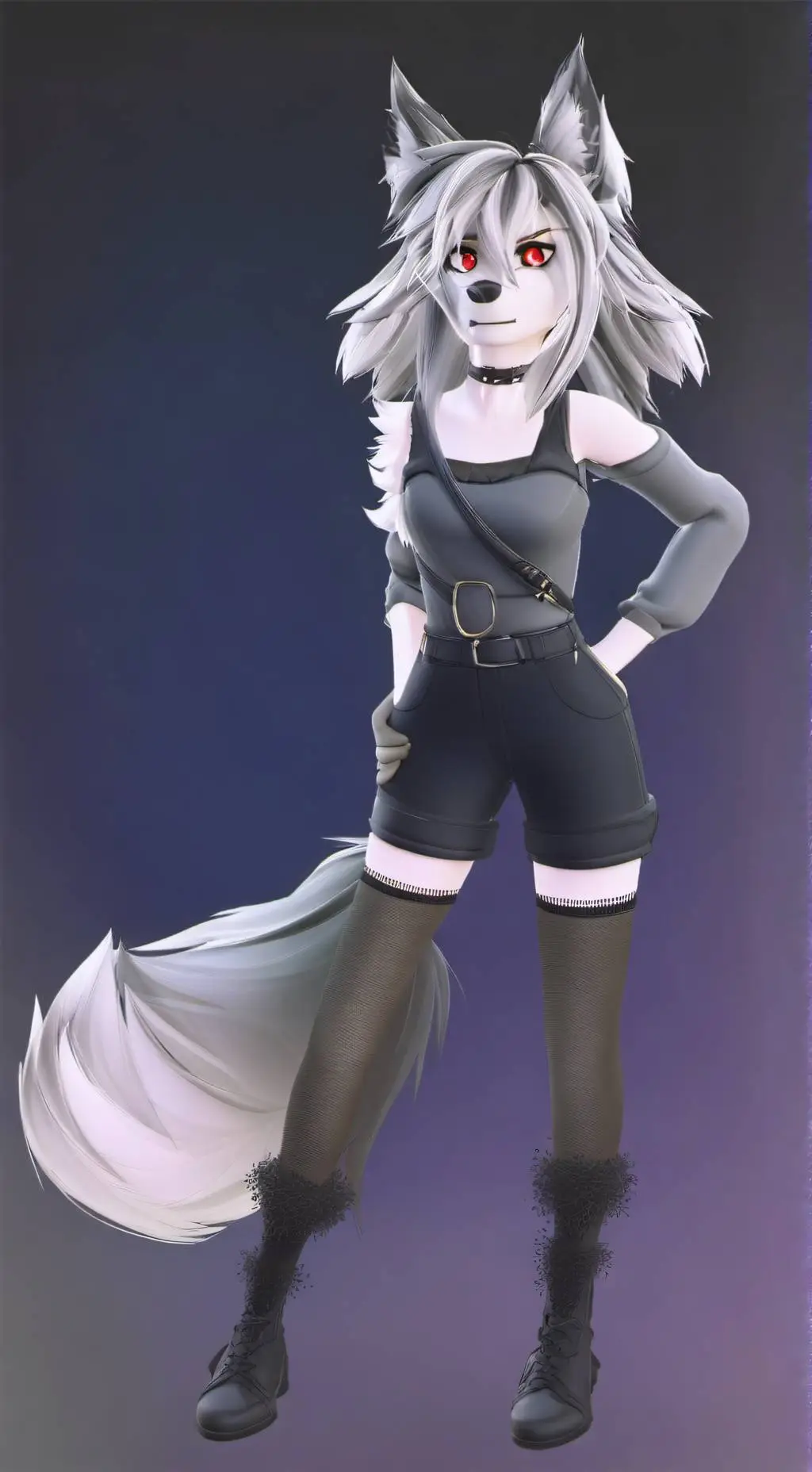 ai character: Loona background