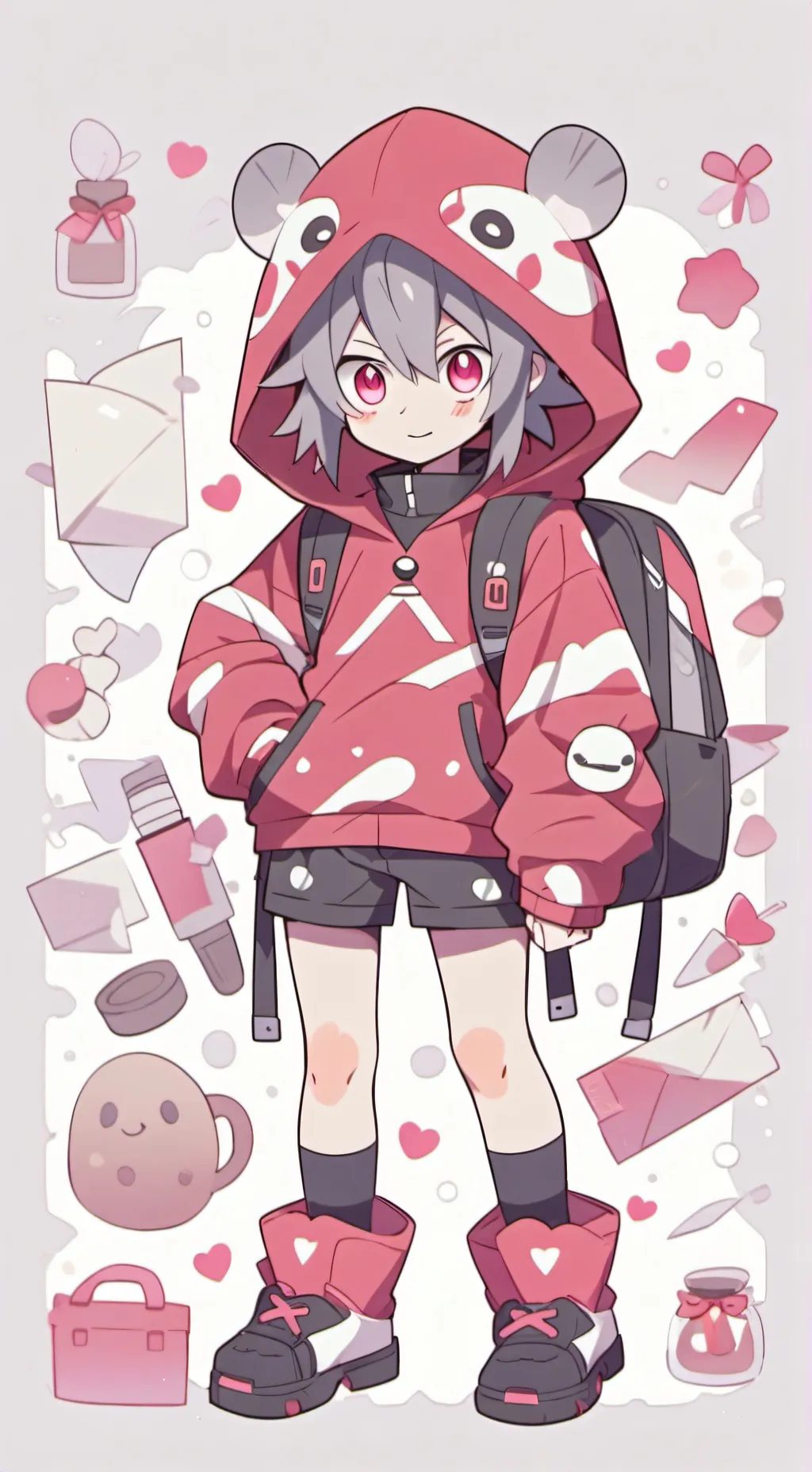 ai character: denki y kirishima background