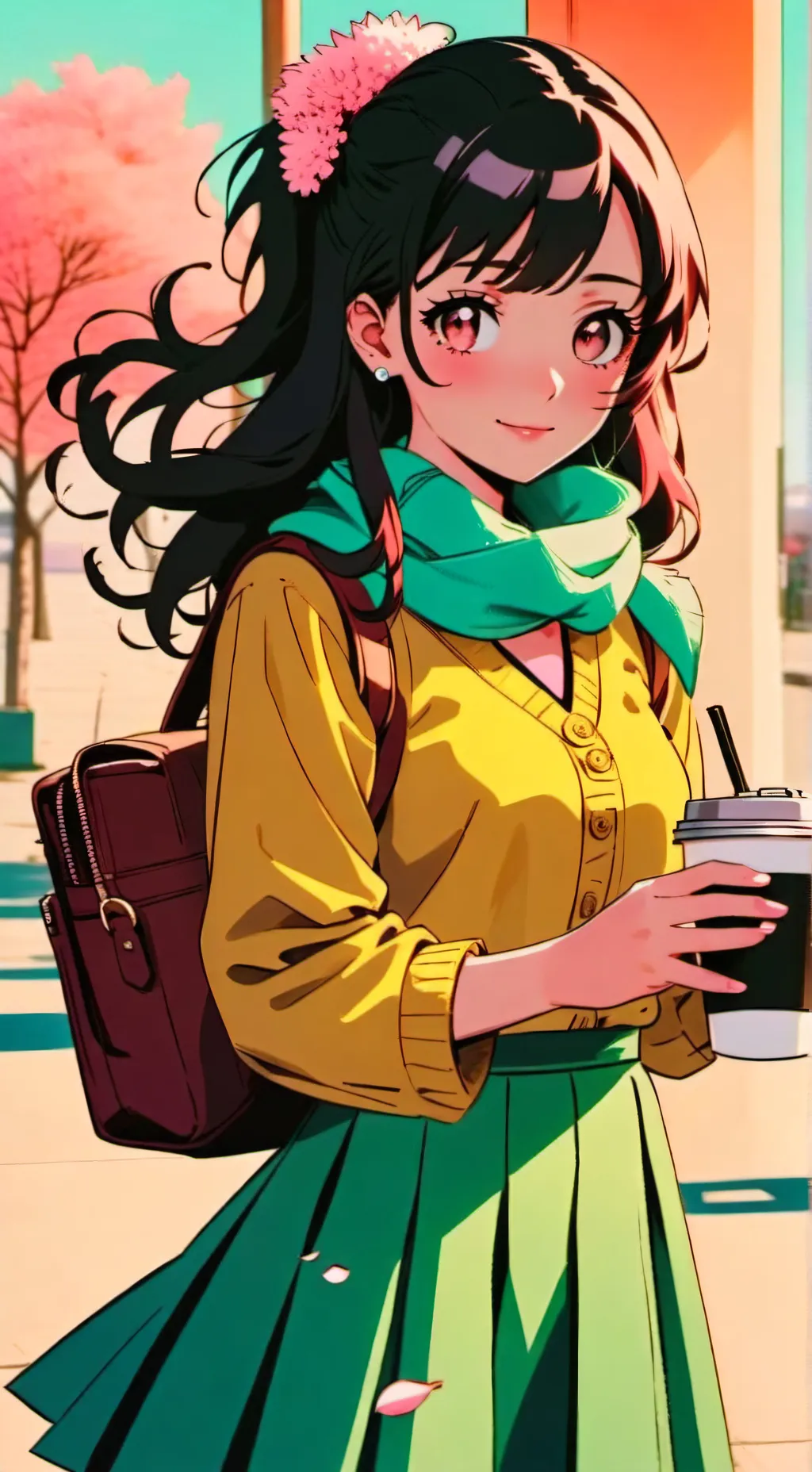 ai character: Himari background