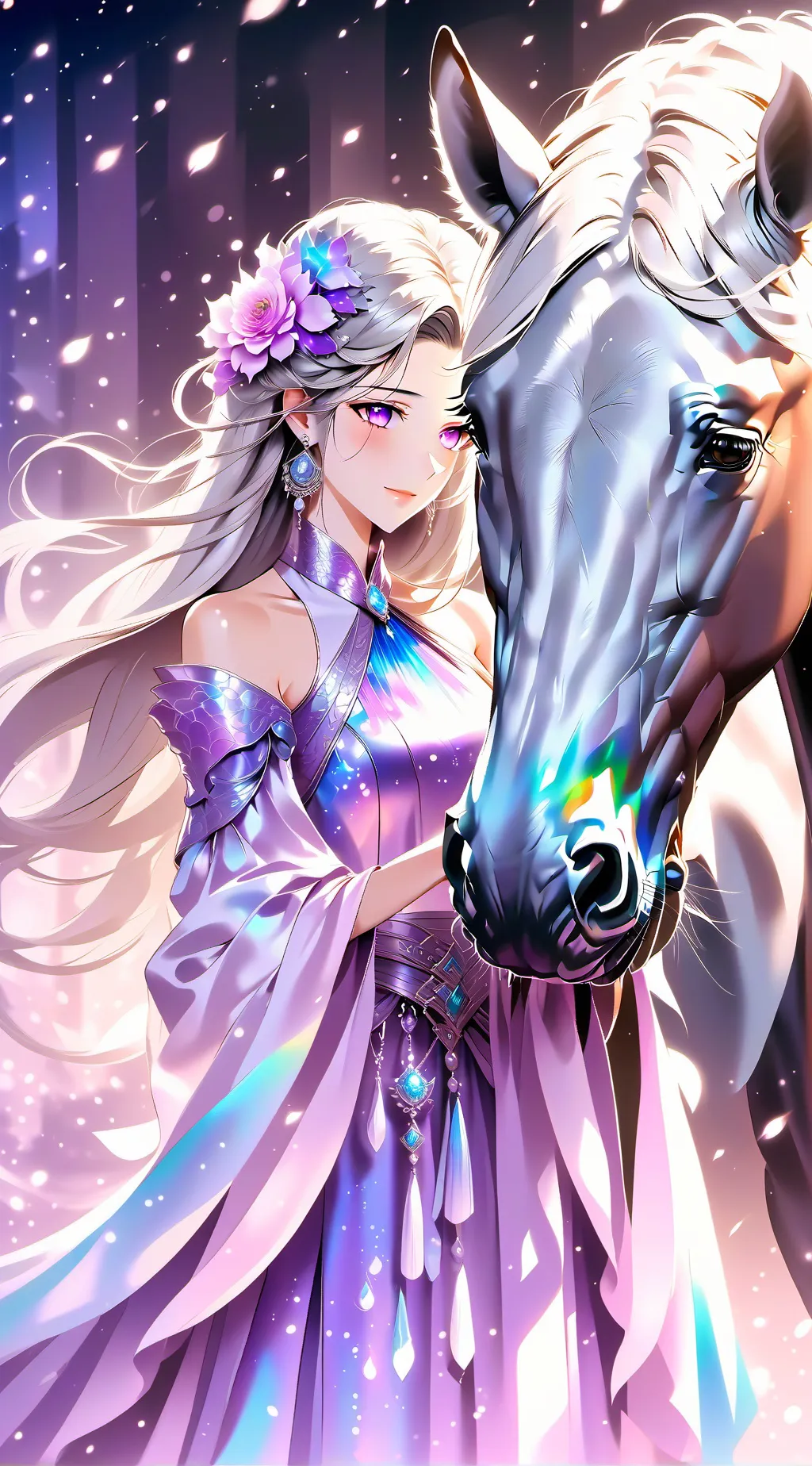 ai character: Sun background