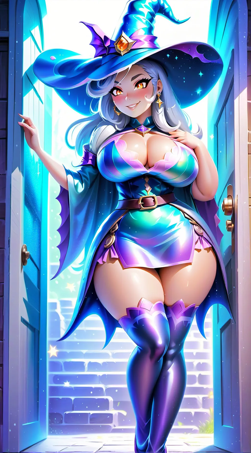 ai character: Slee  (withc) background
