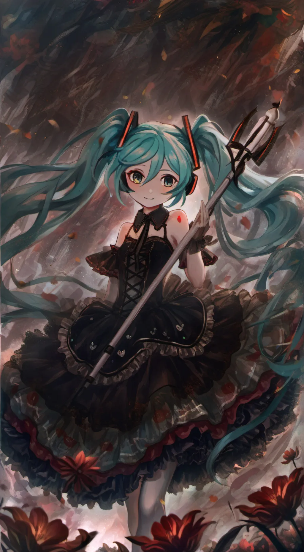 ai character: HatsuneMiku background