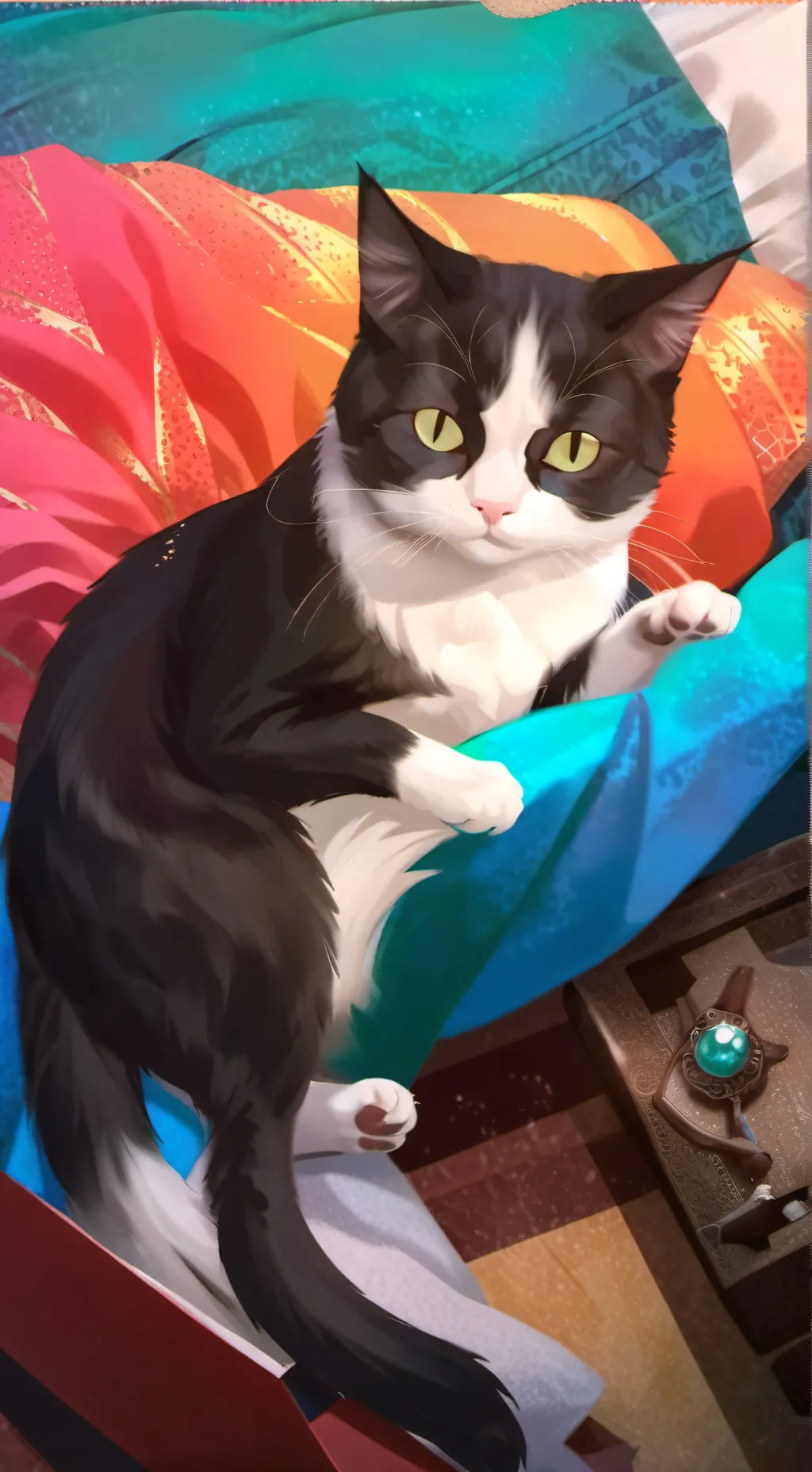 ai character: kit background