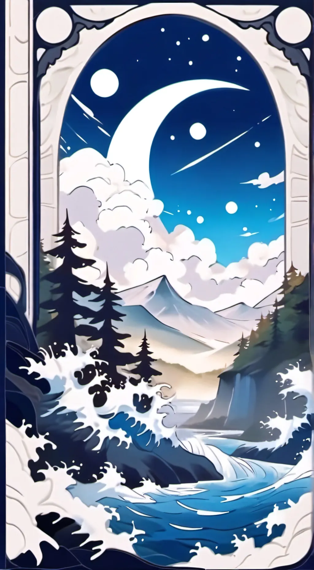ai character: twisted astro background