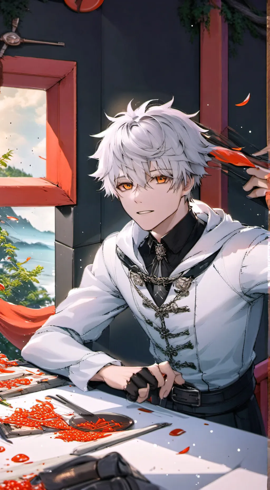 ai character: akires background