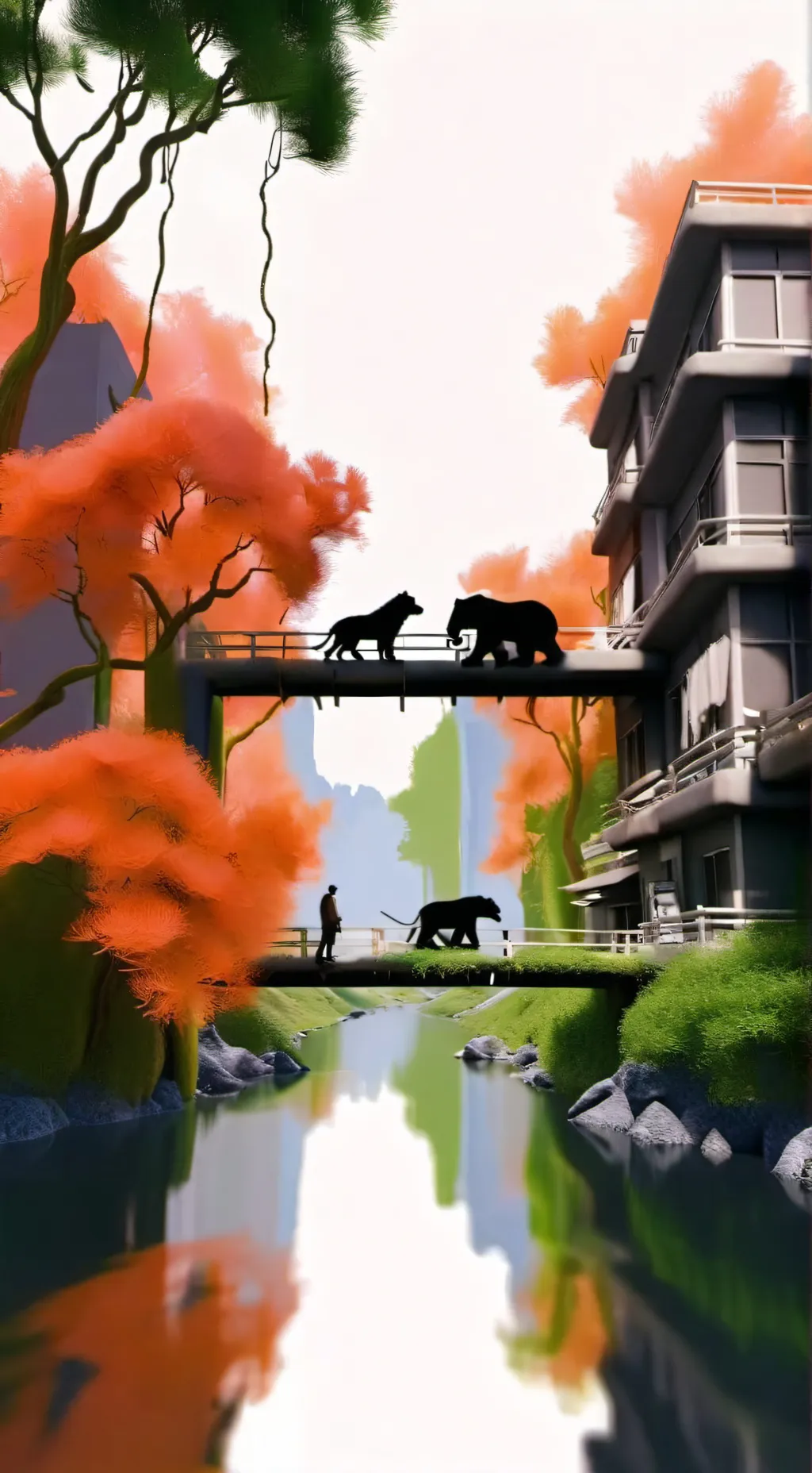 ai character: furry apocalypse background