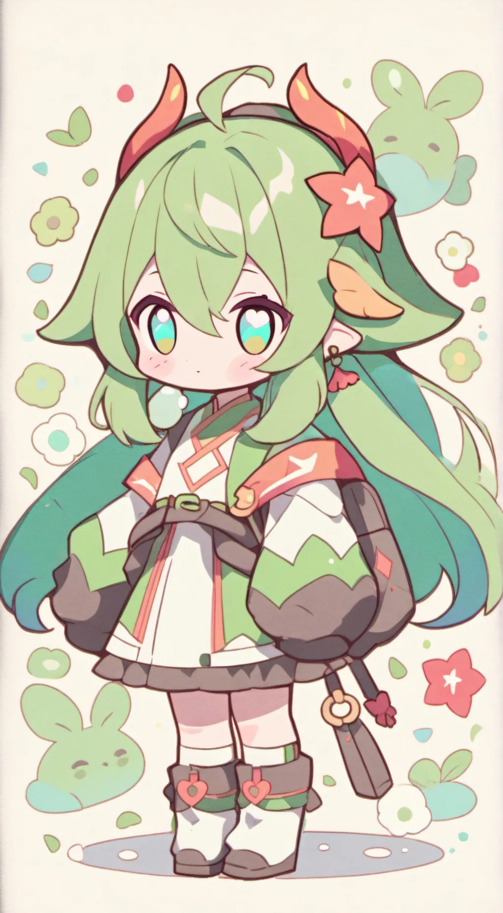 ai character: DW fall in love background
