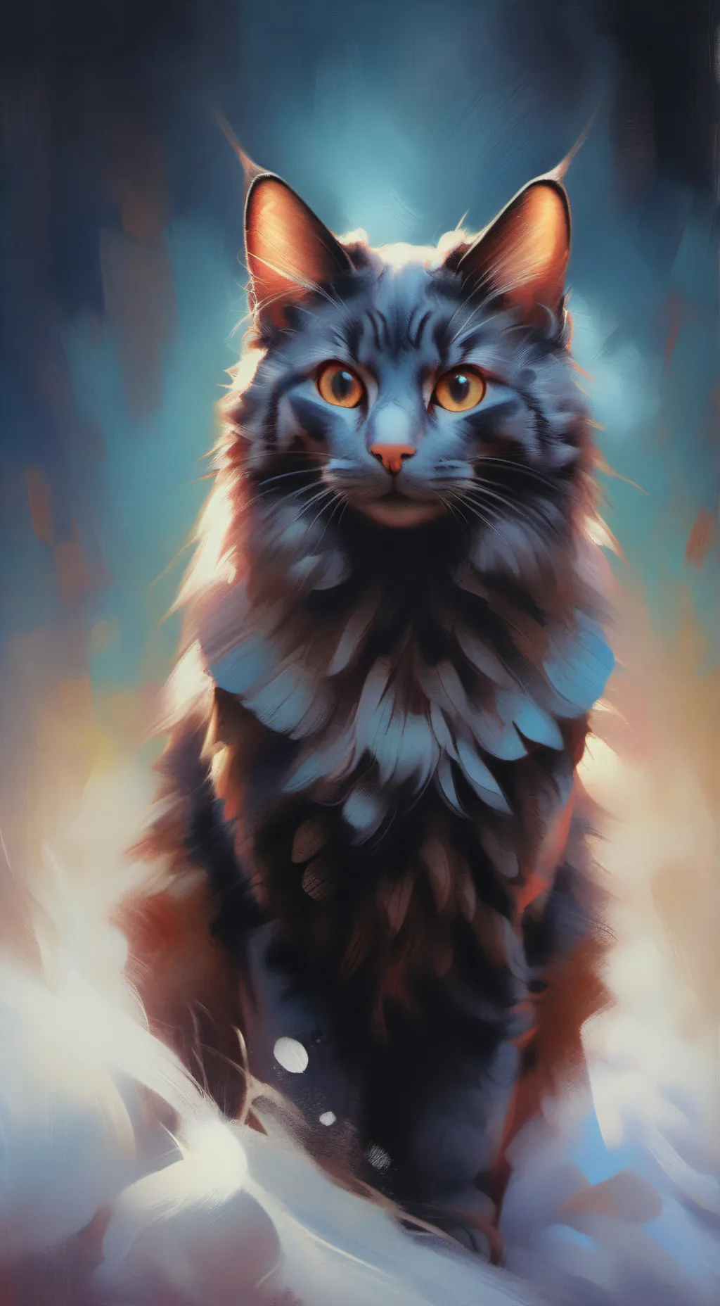 ai character: kitty le chaton background