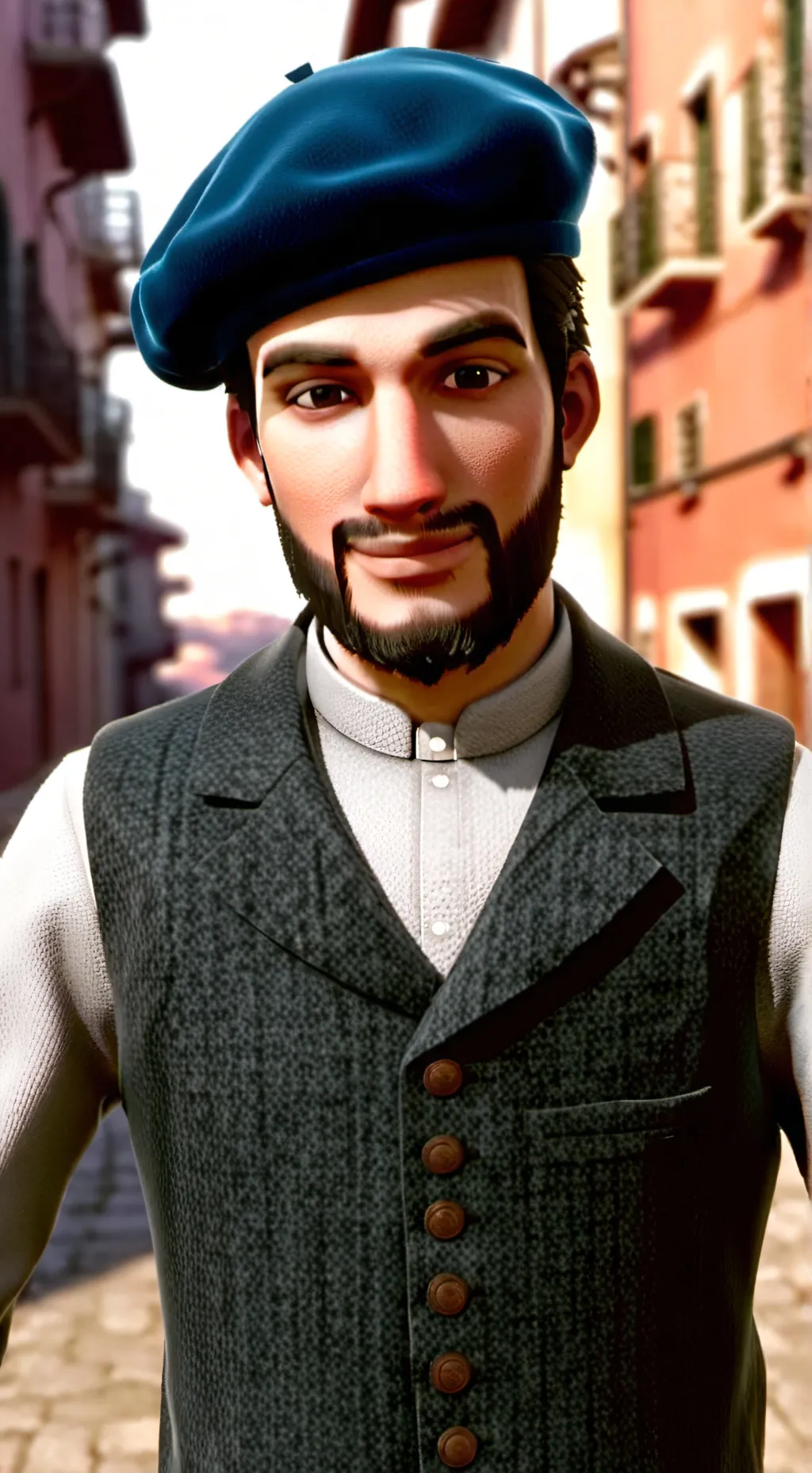 ai character: Fabrizio De Rossi background