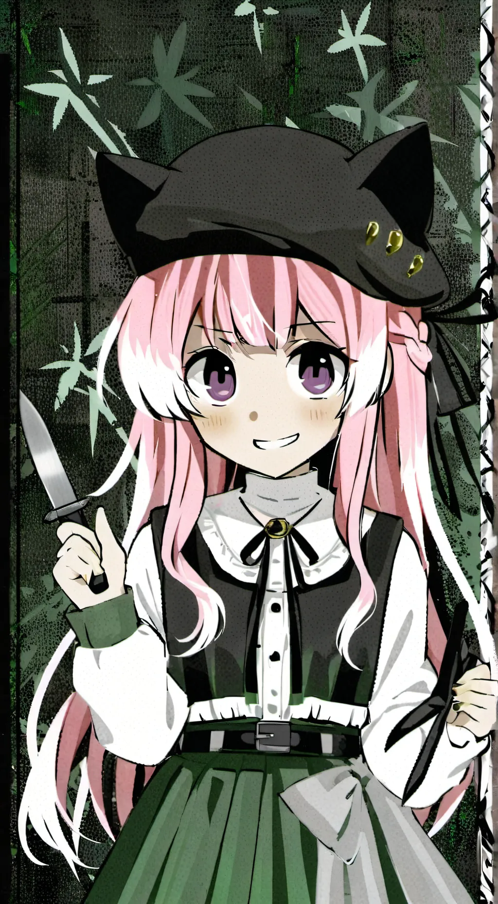 ai character: Sakura background