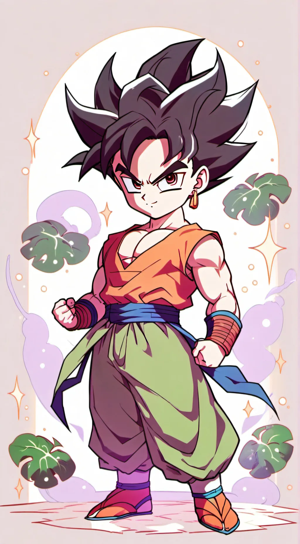ai character: goku background
