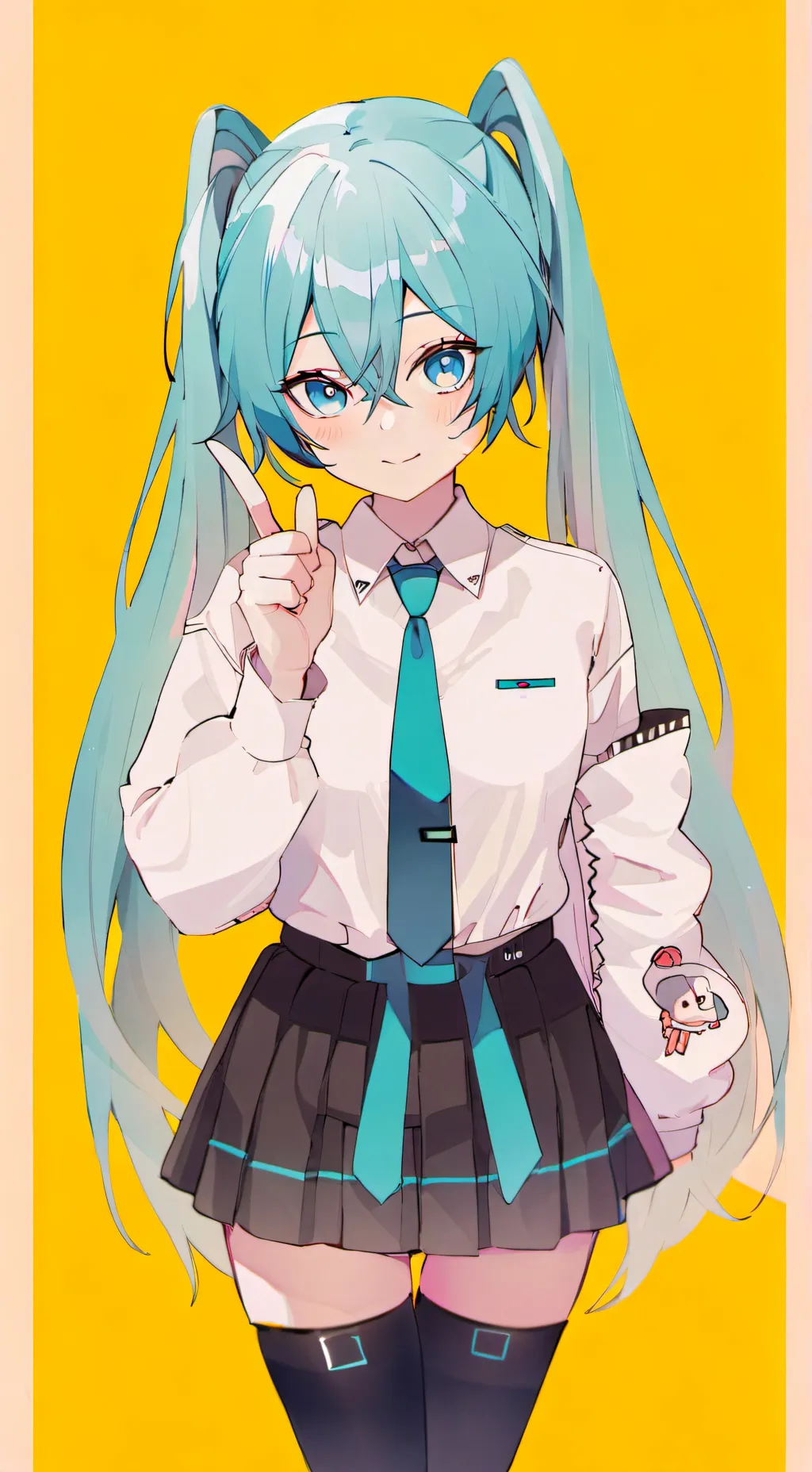 ai character: Hatsune Miku background