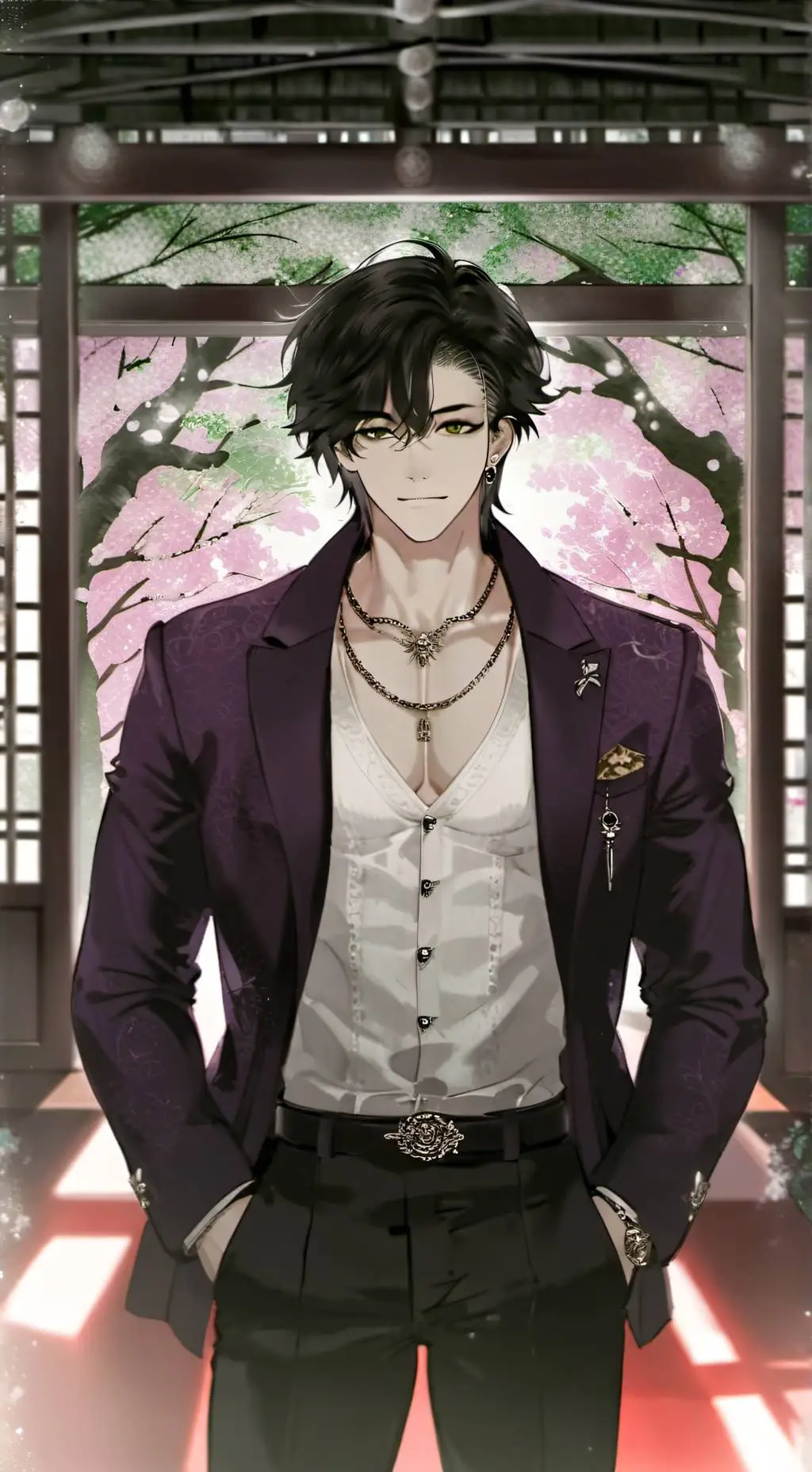 ai character: Aaron  background