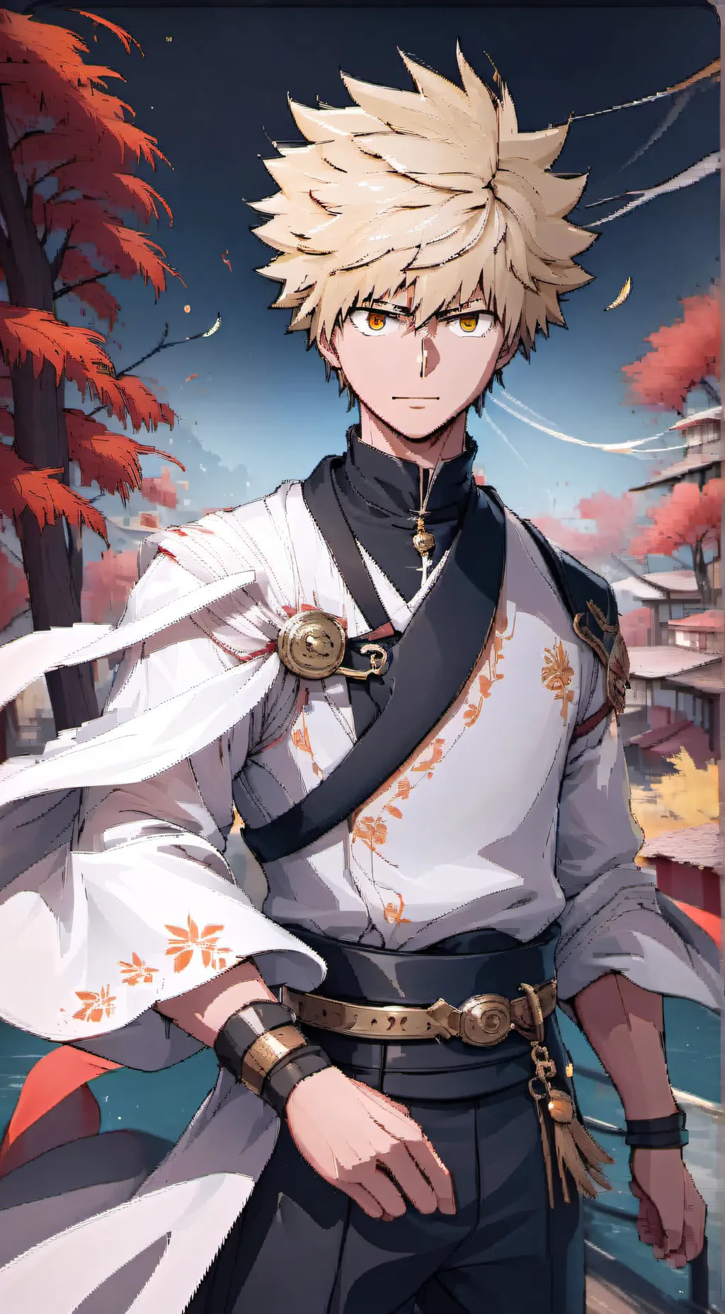 ai character: baby bakugo background