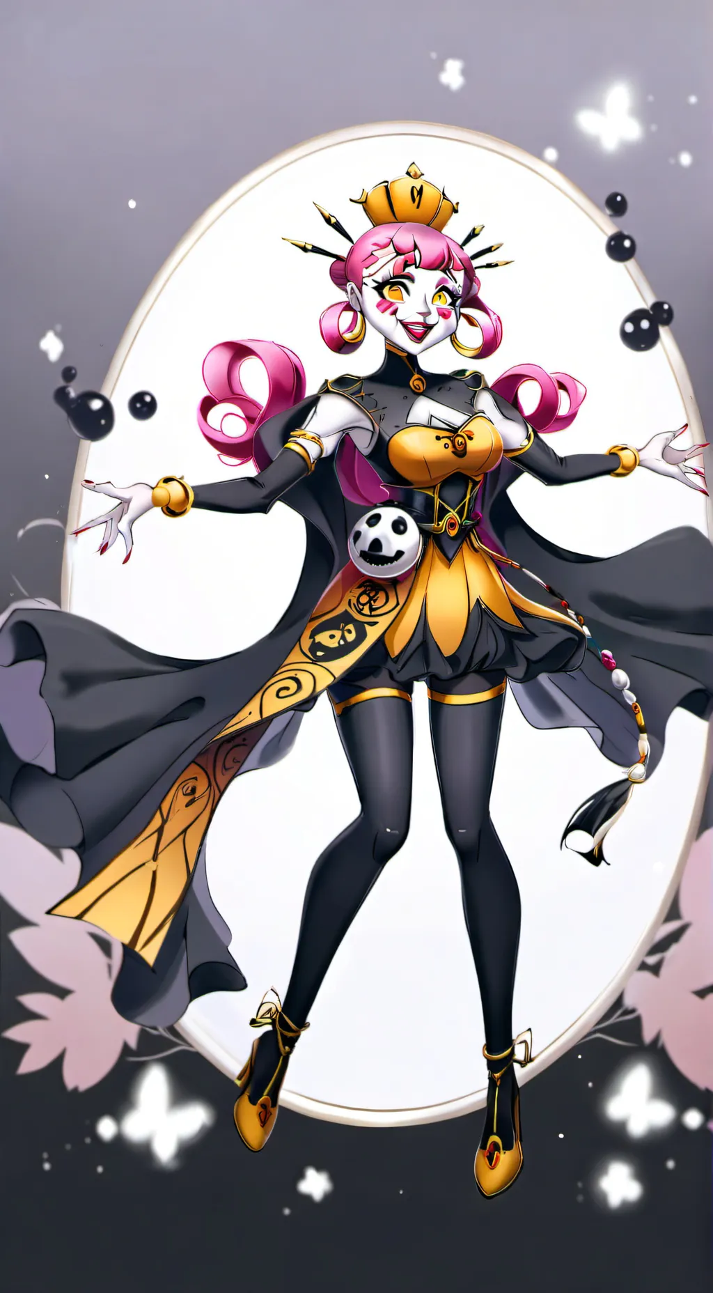 ai character: baby,ballora,foxy background