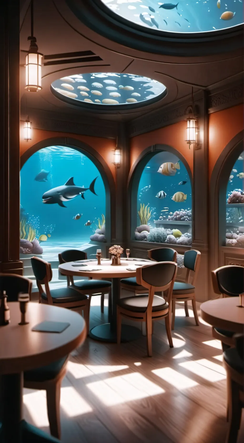 ai character: marmade cafe background