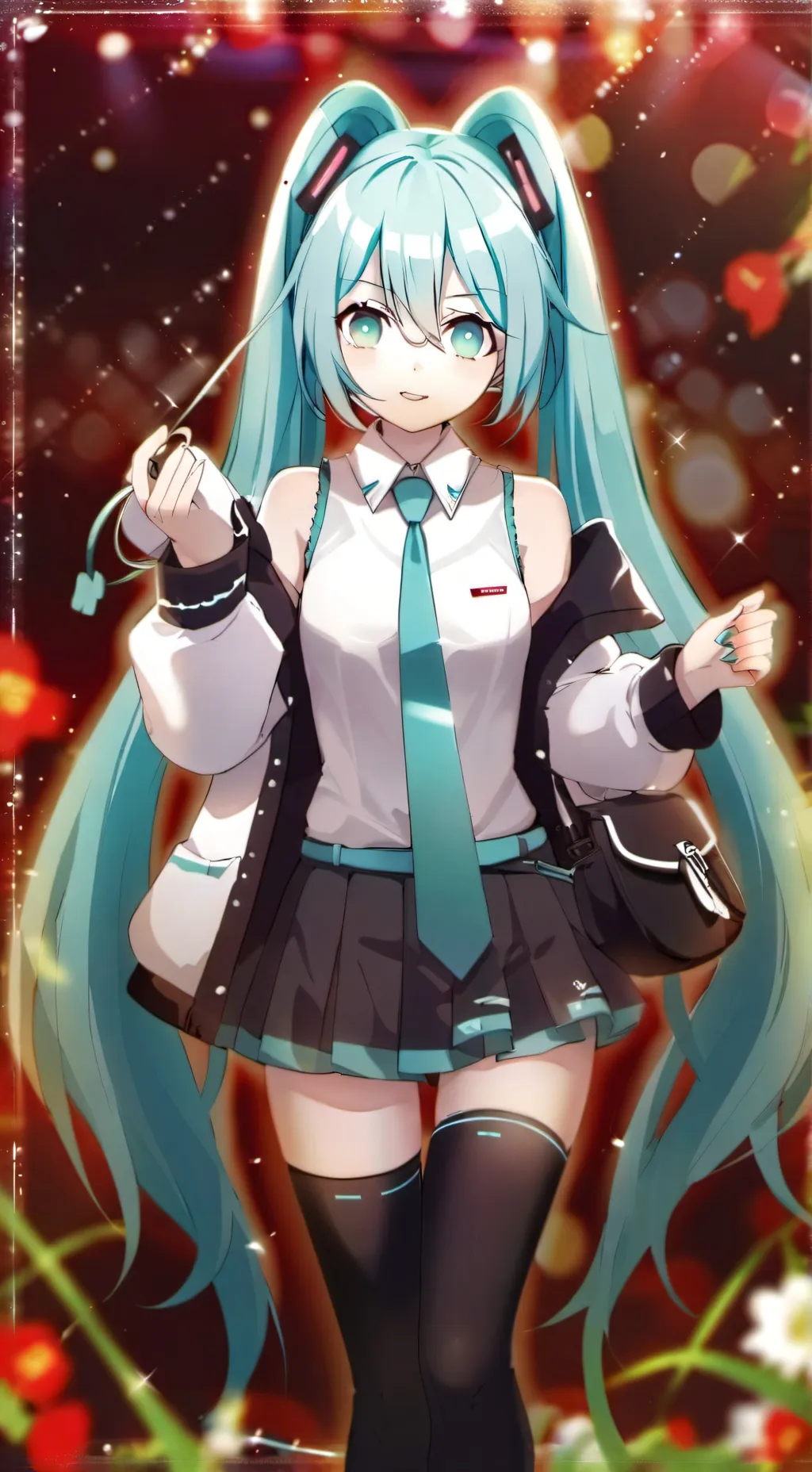ai character: Miku background