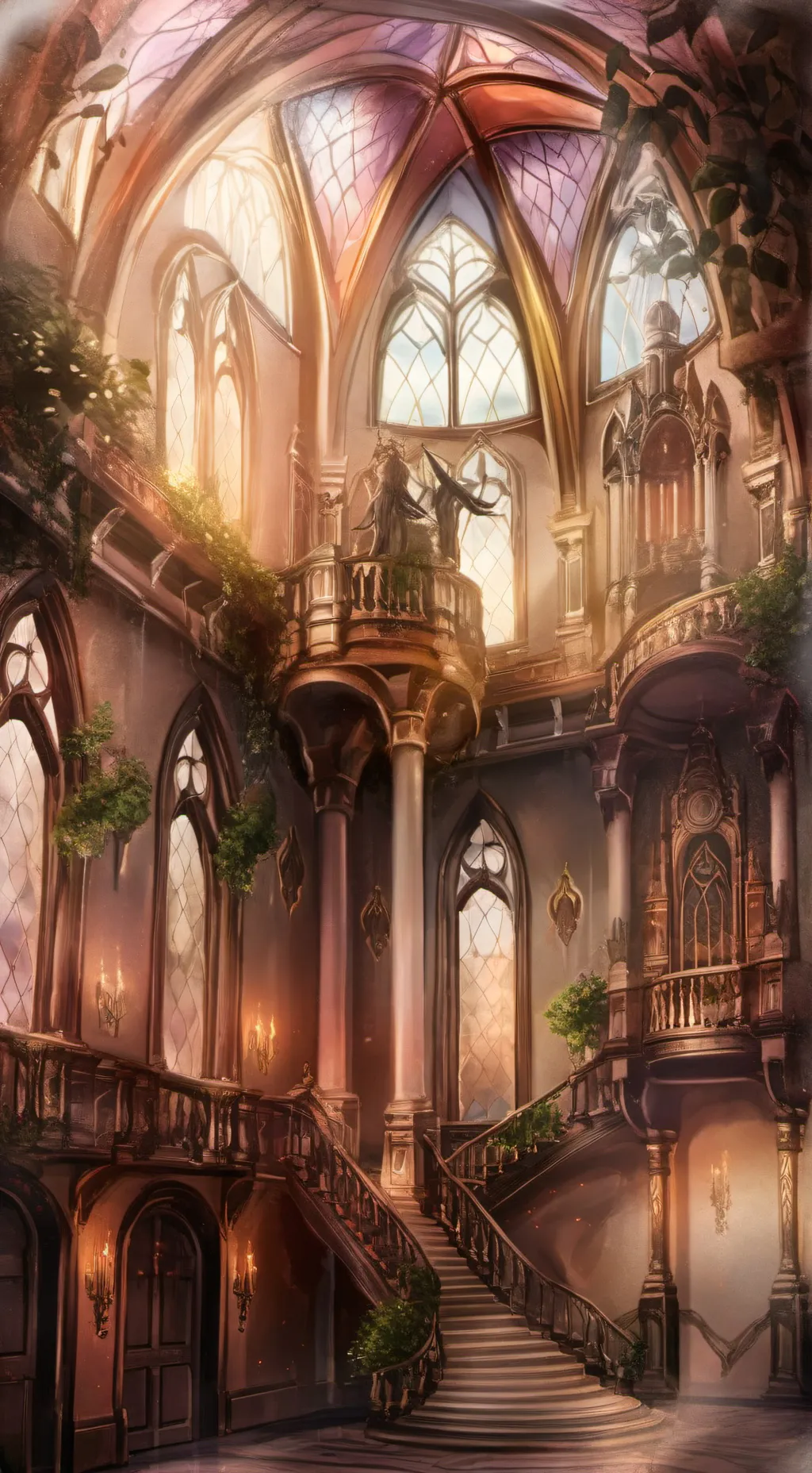 ai character: the mansion  background
