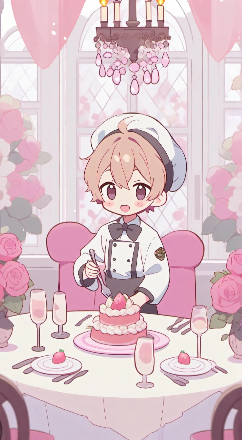 ai character: mha dinner background