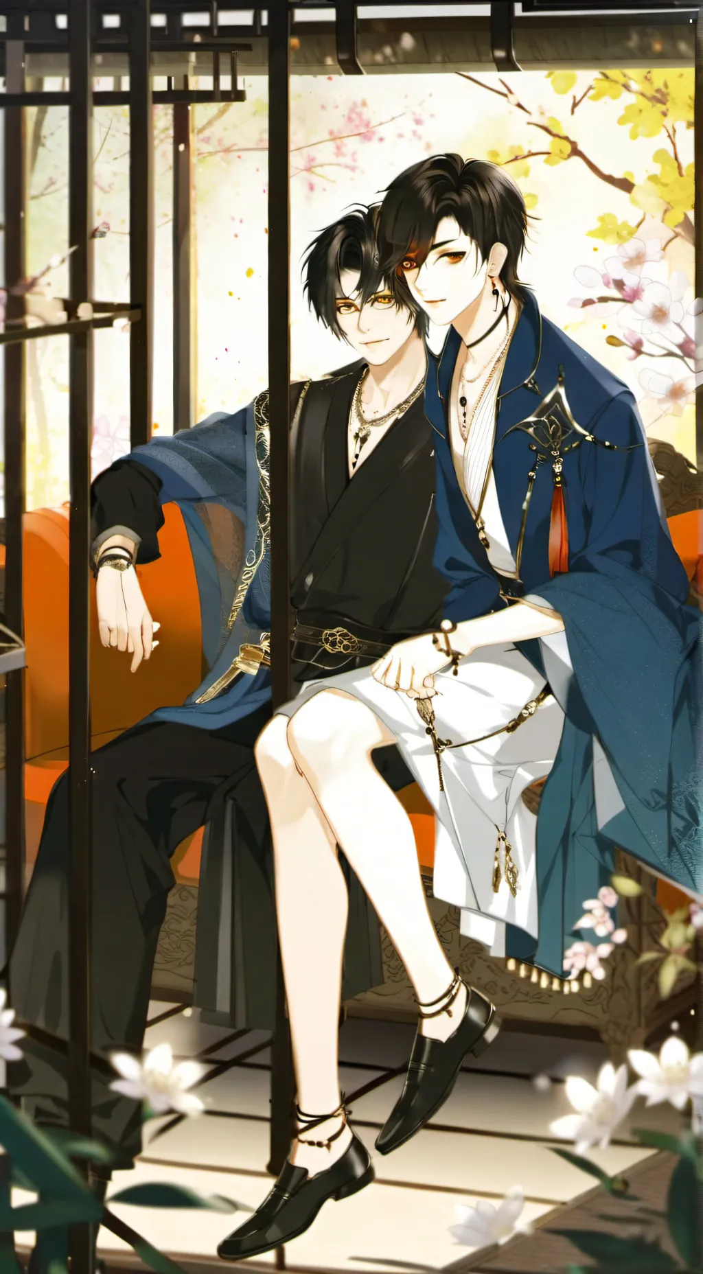 ai character: Lun and Jin background