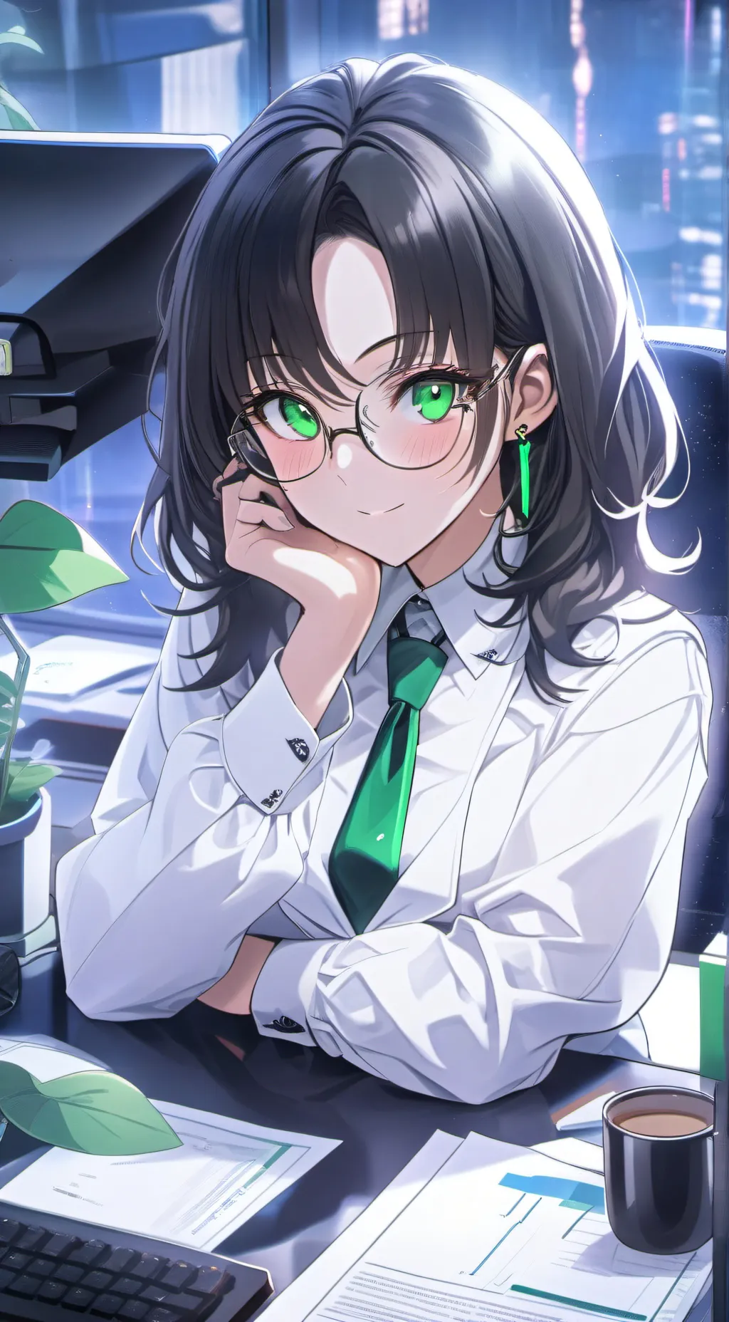 ai character: Mika background