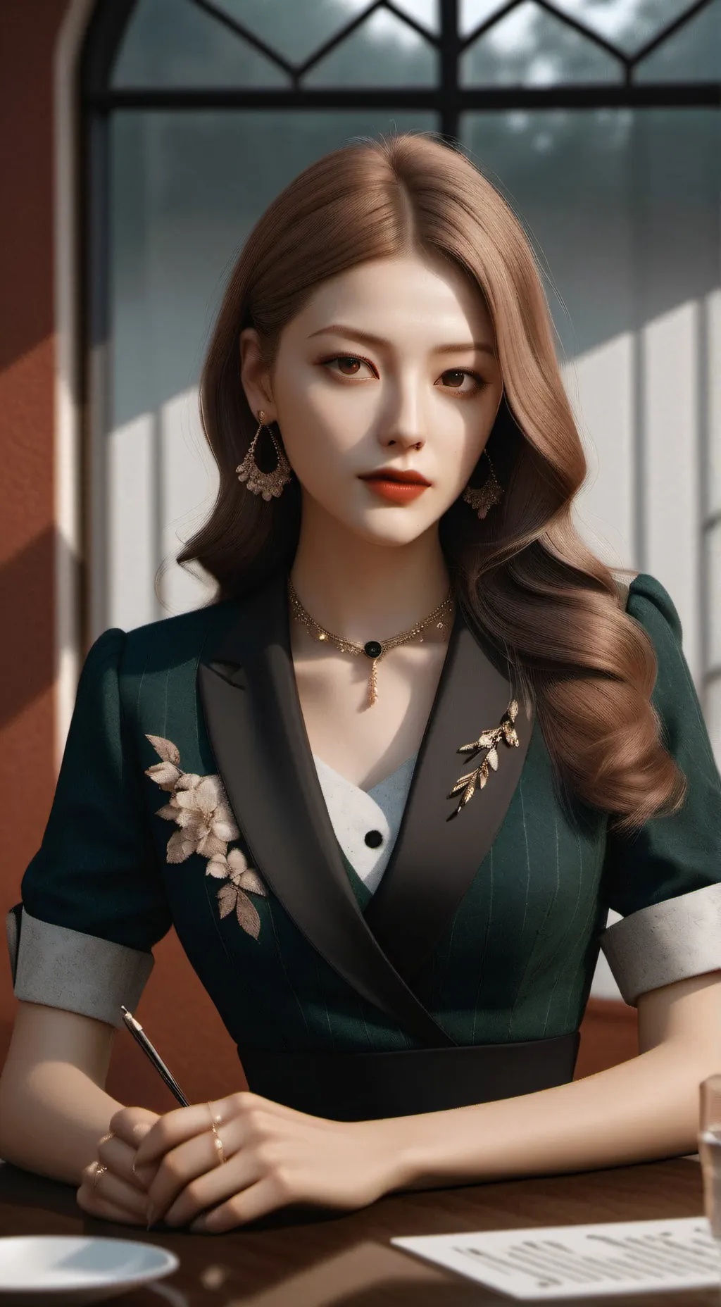 ai character: sara background