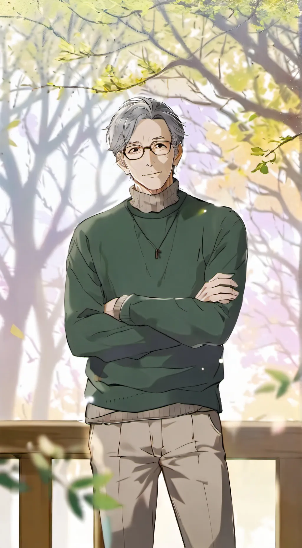 ai character: Fred background
