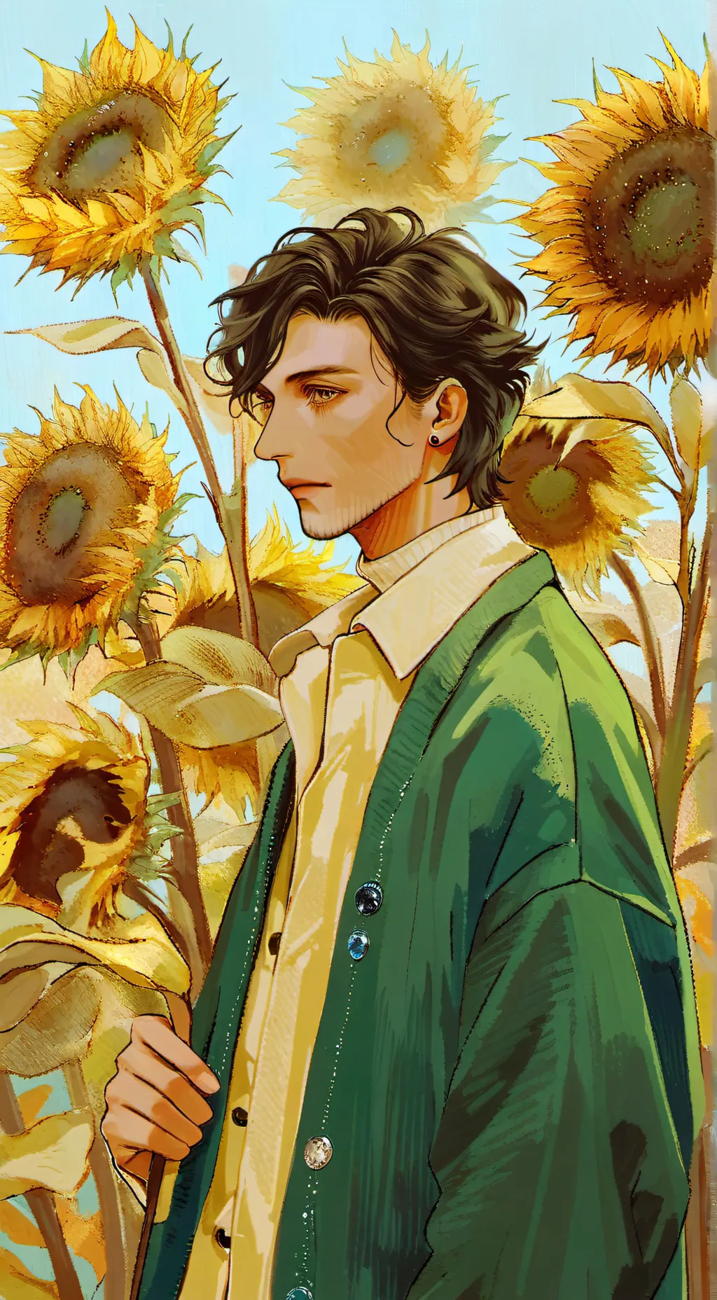 ai character: masterpiece background