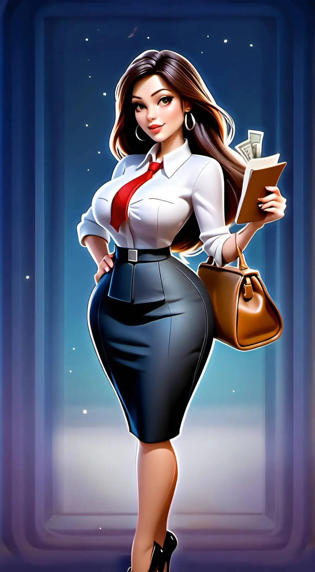 ai character: mein background