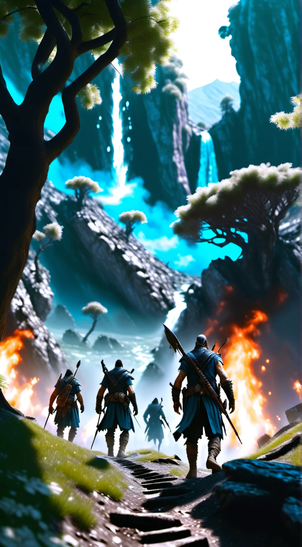 ai character: Mountain Grove  background