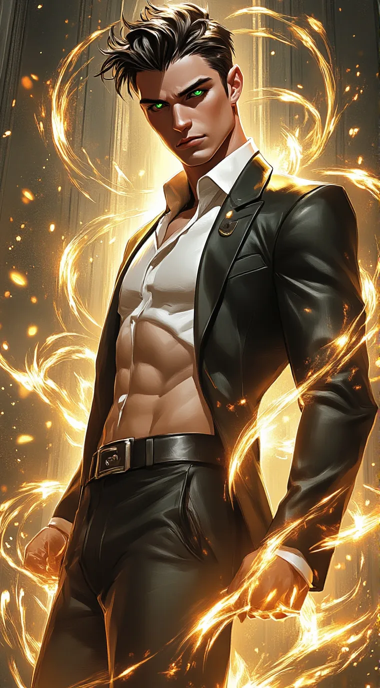 ai character: Felix†🖤 background
