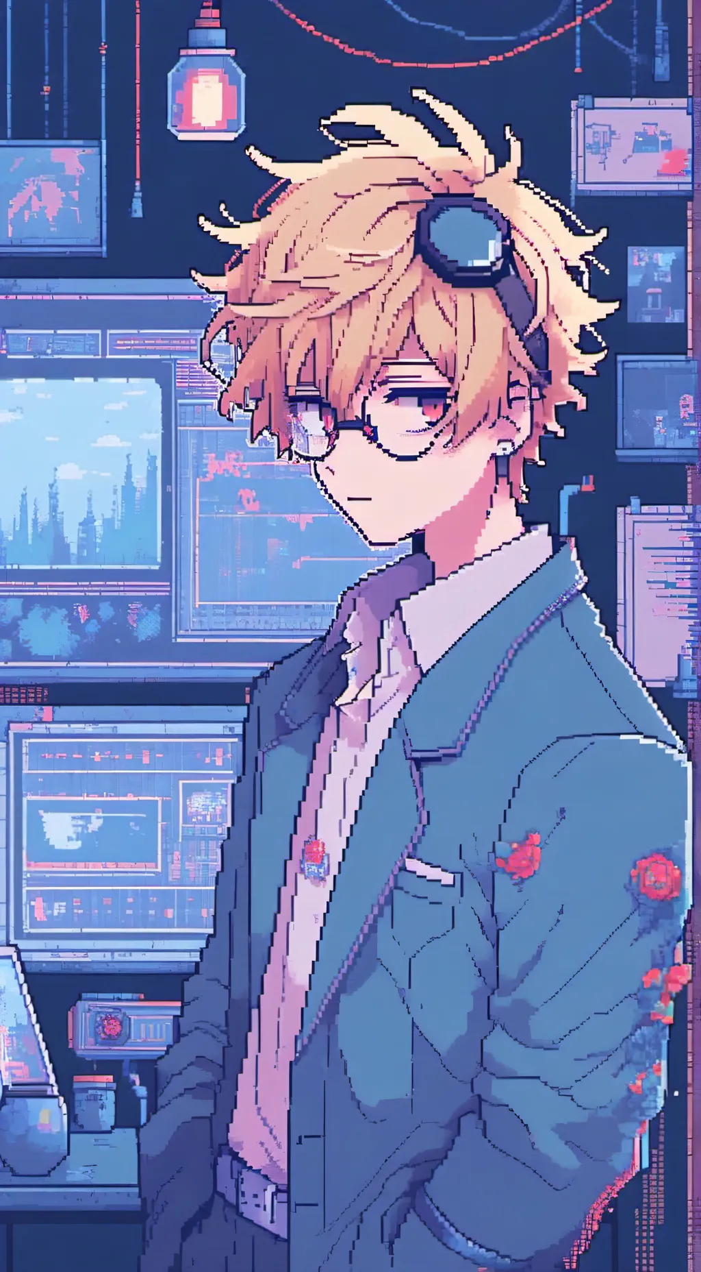 ai character: David  background