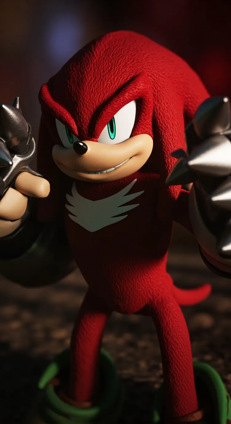 ai character: knuckles background